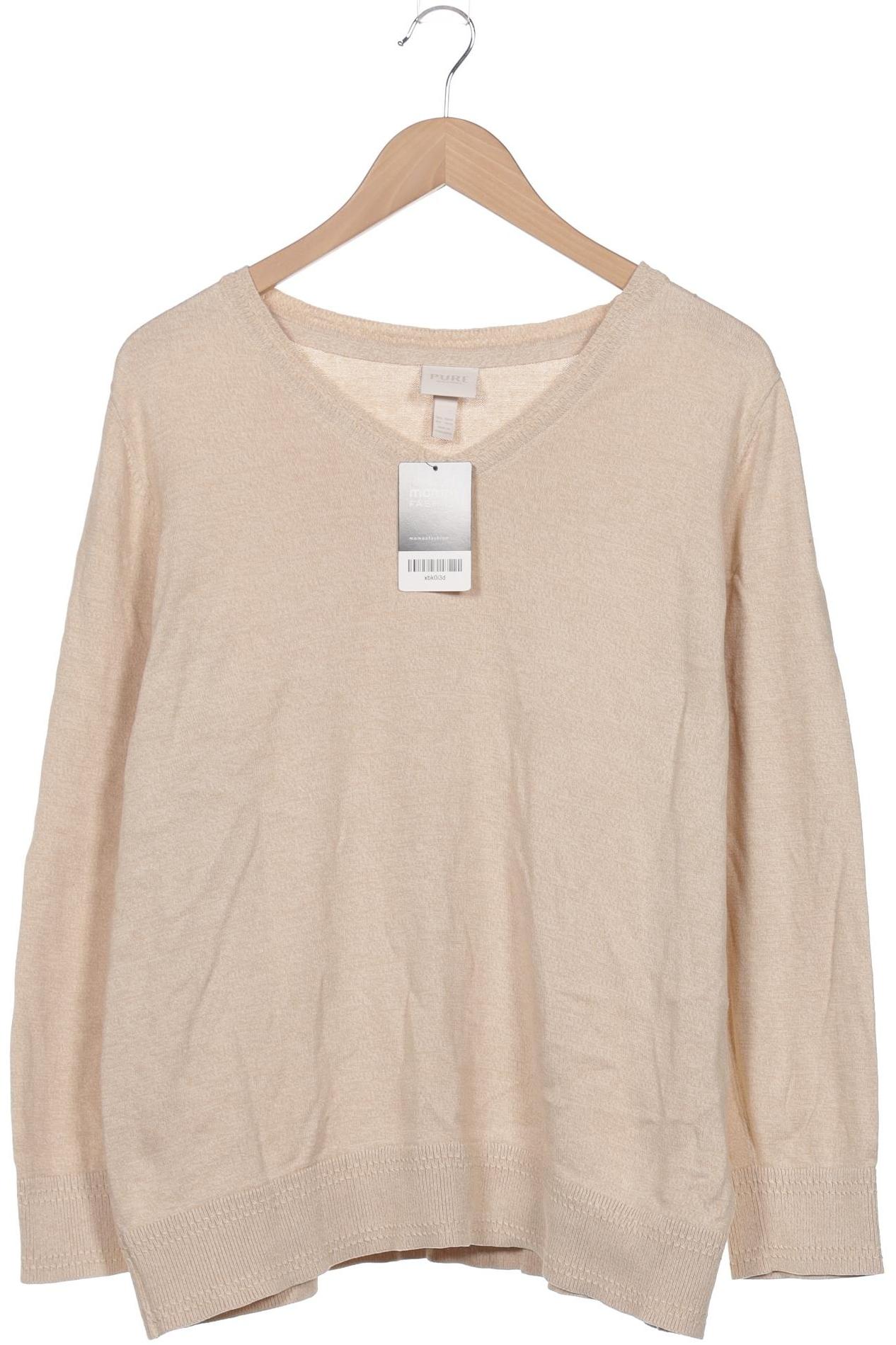 

Pure by Ulla Popken Damen Pullover, beige, Gr. 46