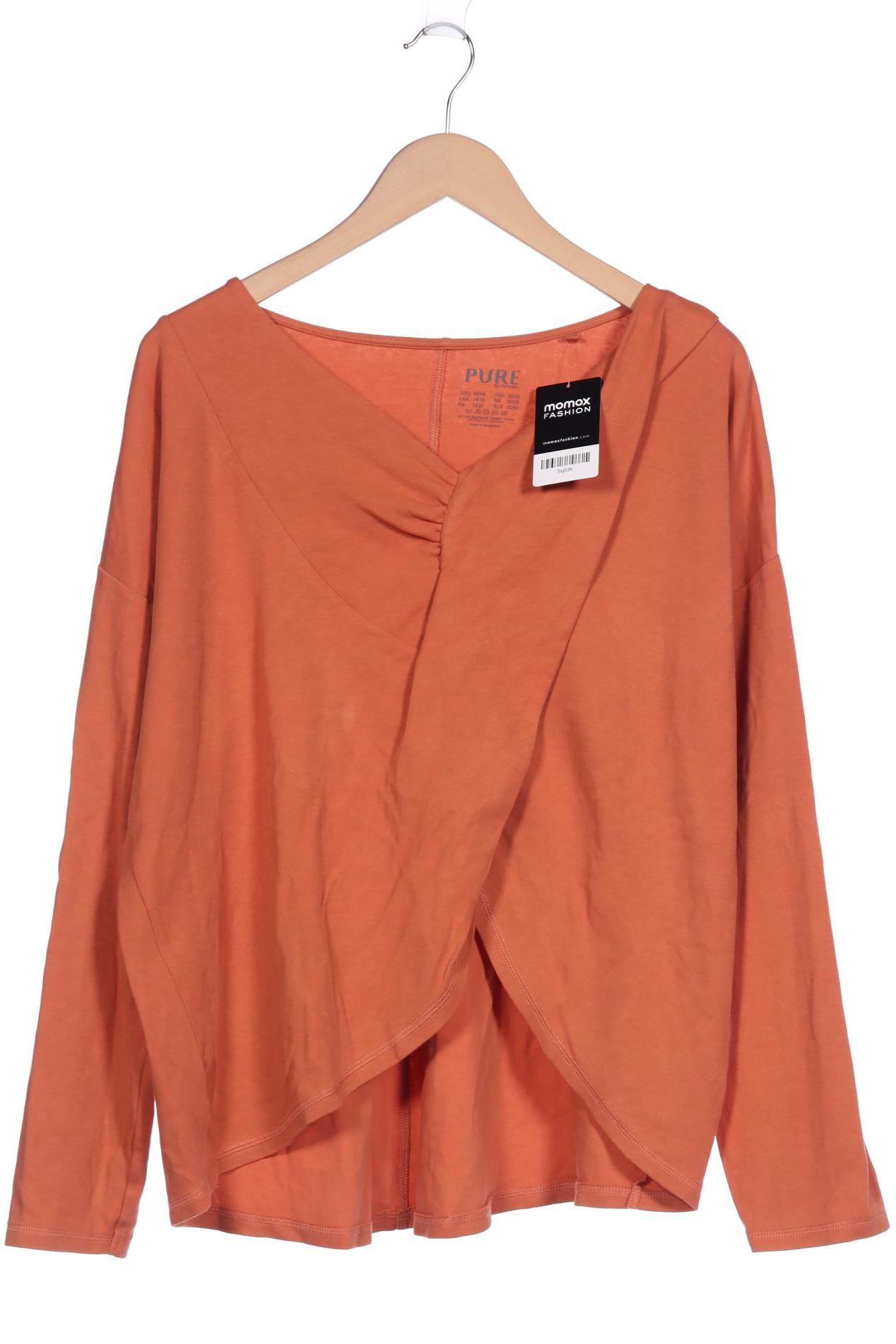 

Pure by Ulla Popken Damen Langarmshirt, orange, Gr. 46