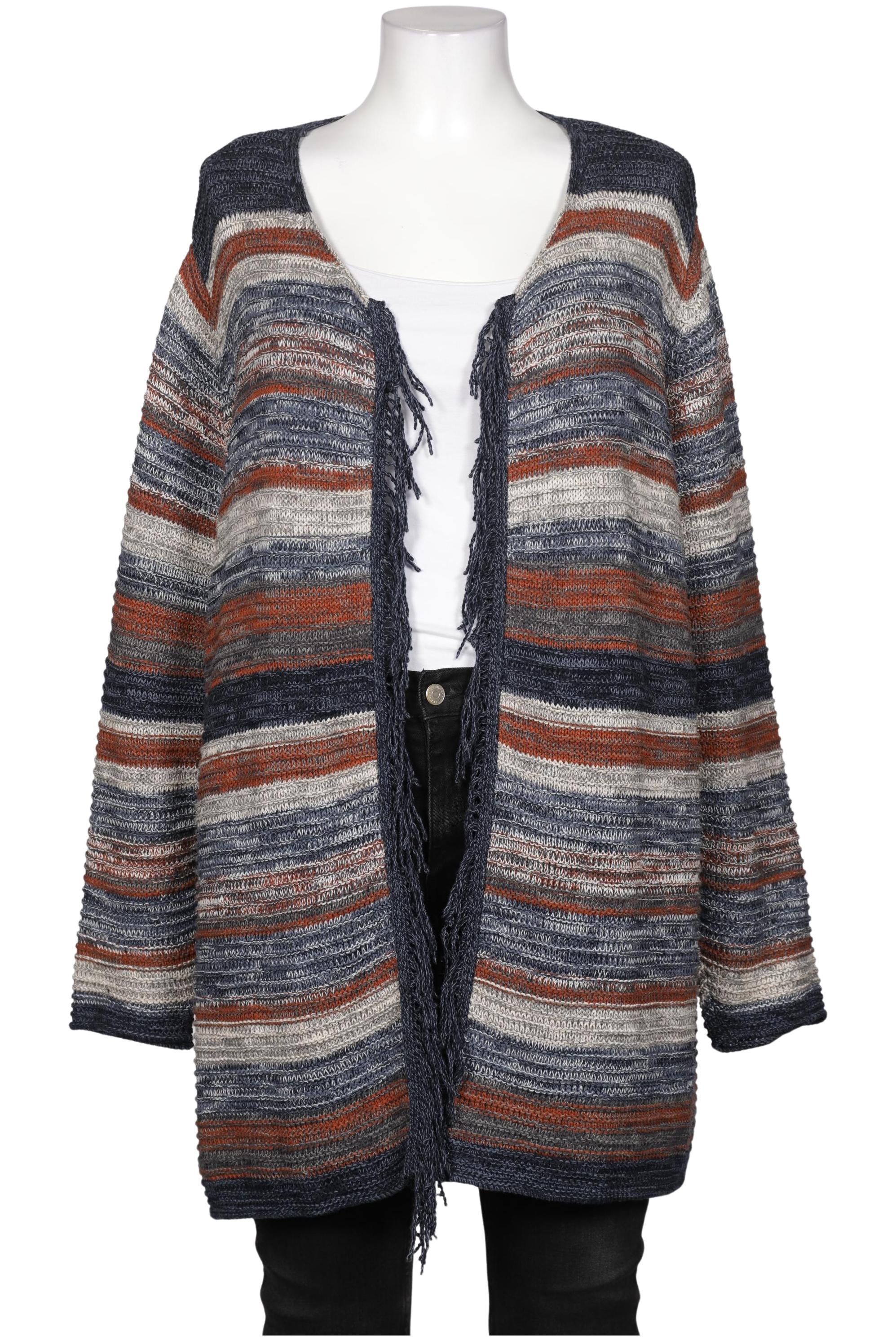 

Pure by Ulla Popken Damen Strickjacke, mehrfarbig, Gr. 46