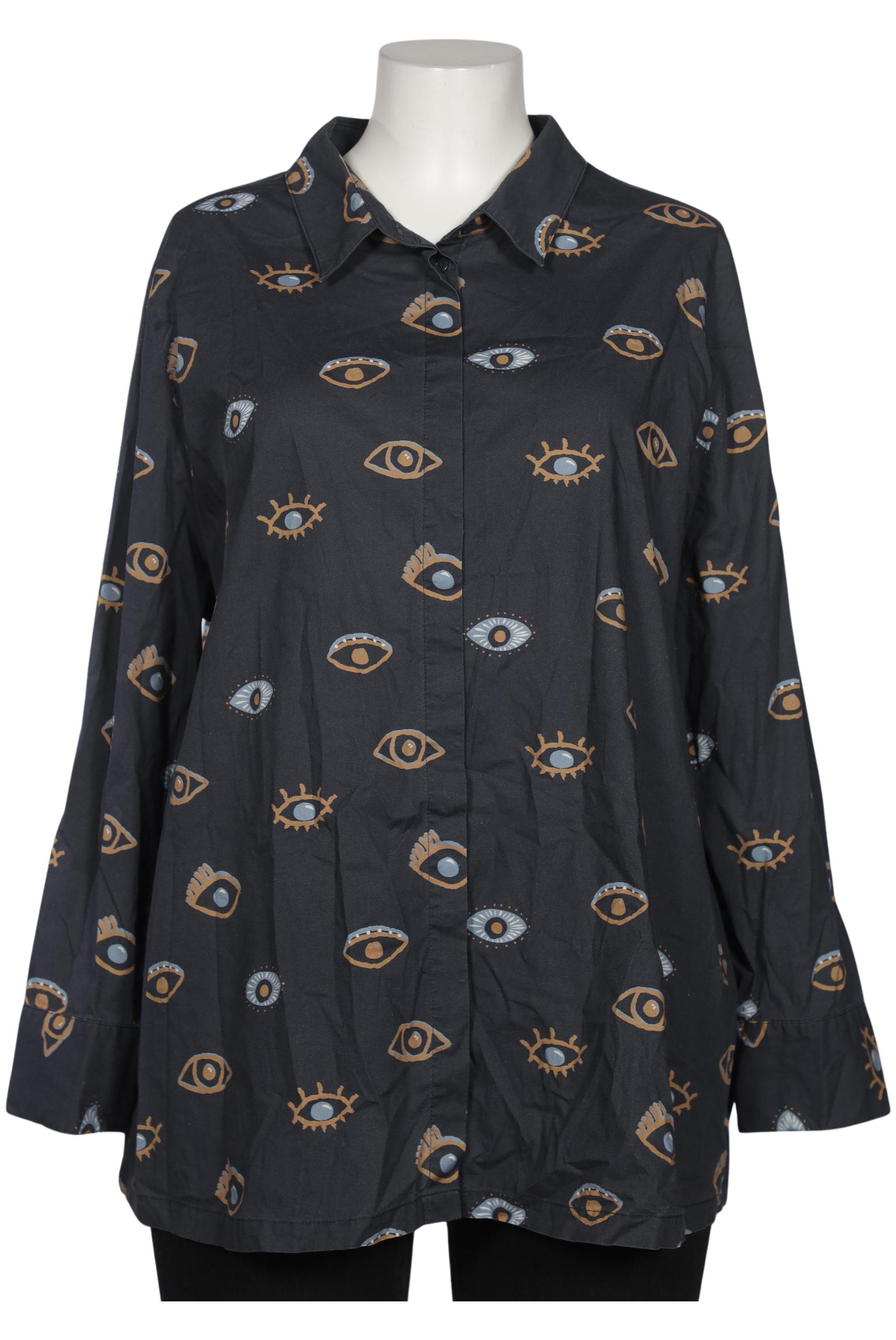 

Pure by Ulla Popken Damen Bluse, marineblau, Gr. 50