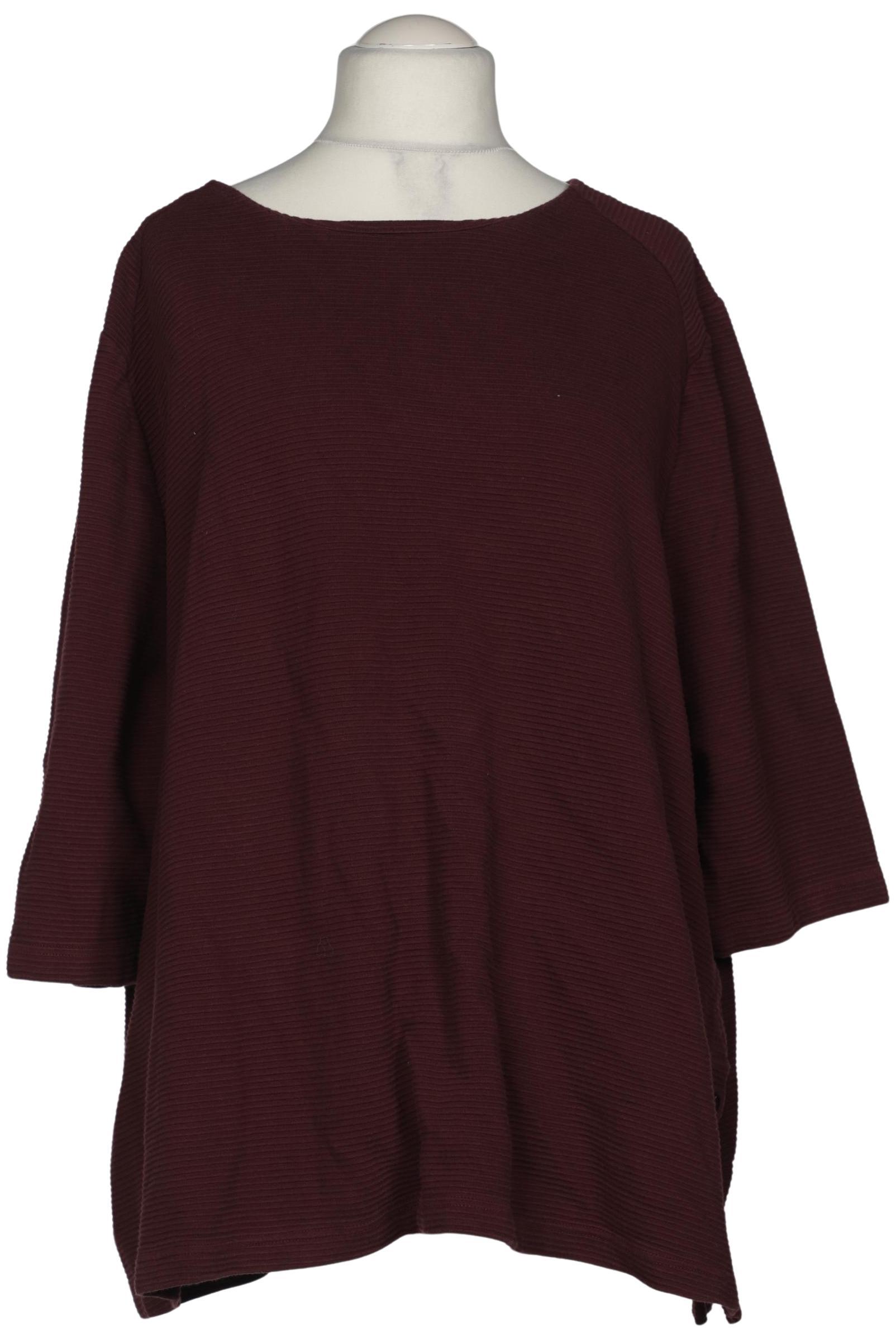 

Pure by Ulla Popken Damen Sweatshirt, bordeaux, Gr. 58