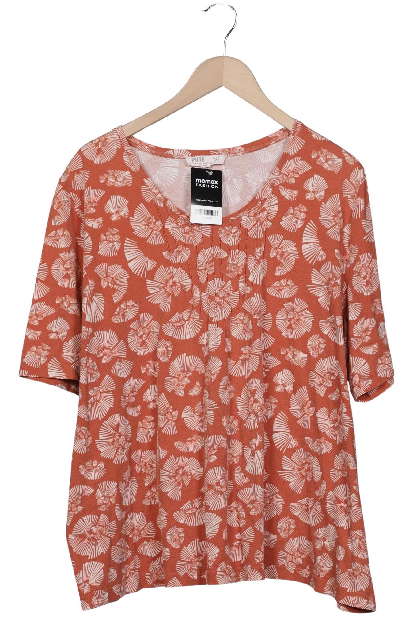 

Pure by Ulla Popken Damen T-Shirt, orange, Gr. 50