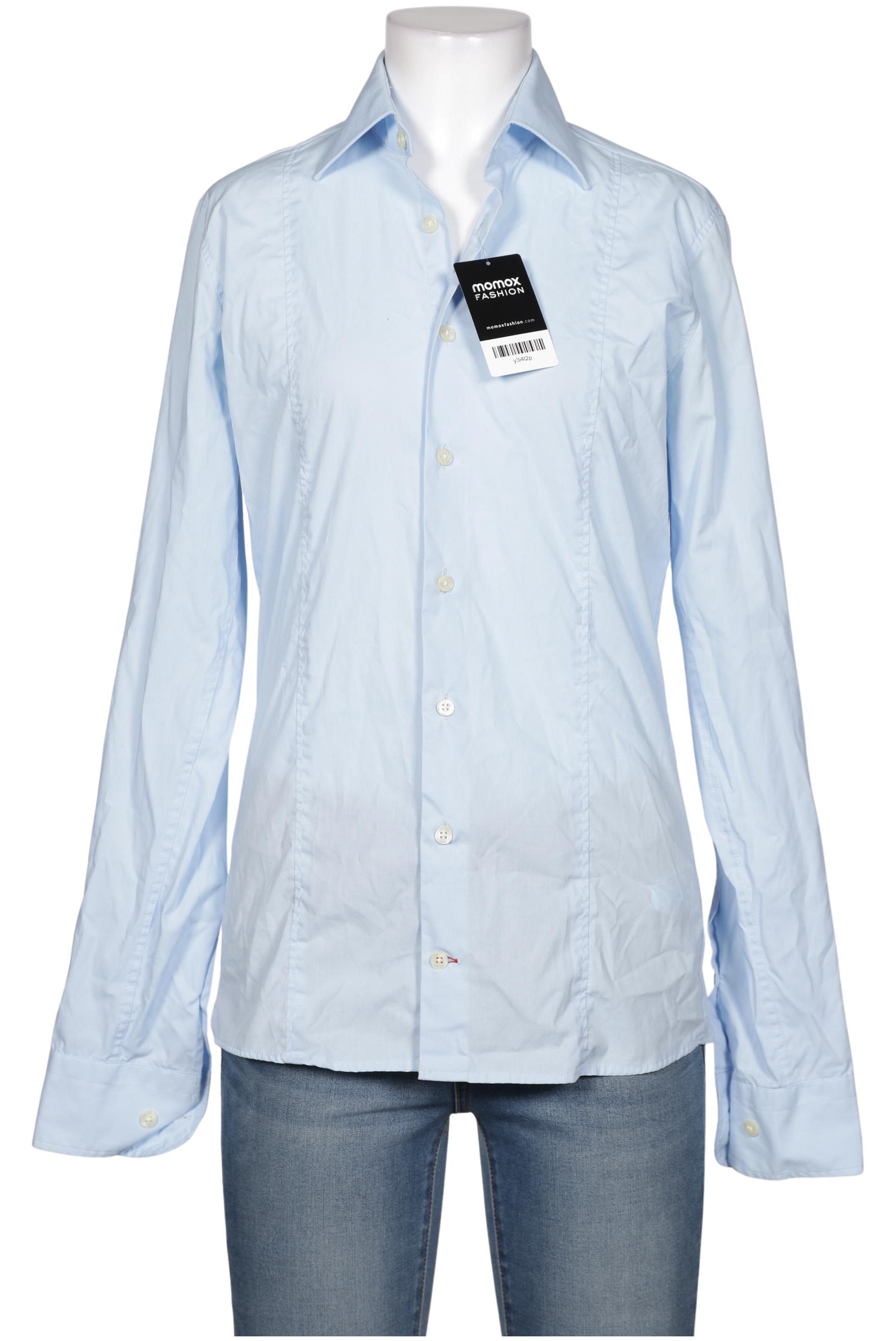 

Pure by Ulla Popken Damen Bluse, hellblau, Gr. 34