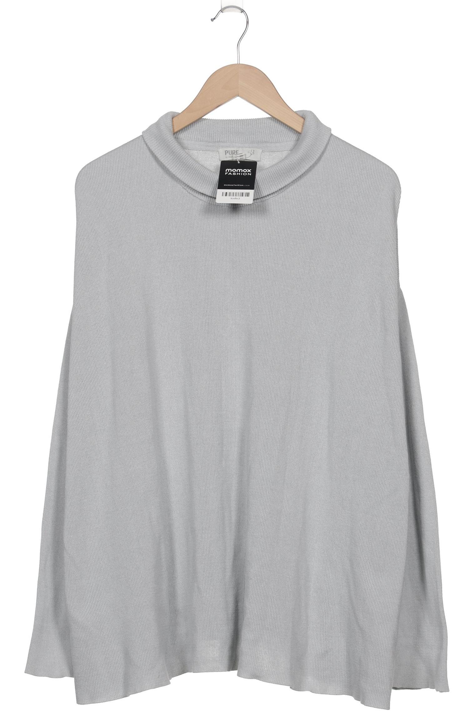 

Pure by Ulla Popken Damen Pullover, grau, Gr. 50