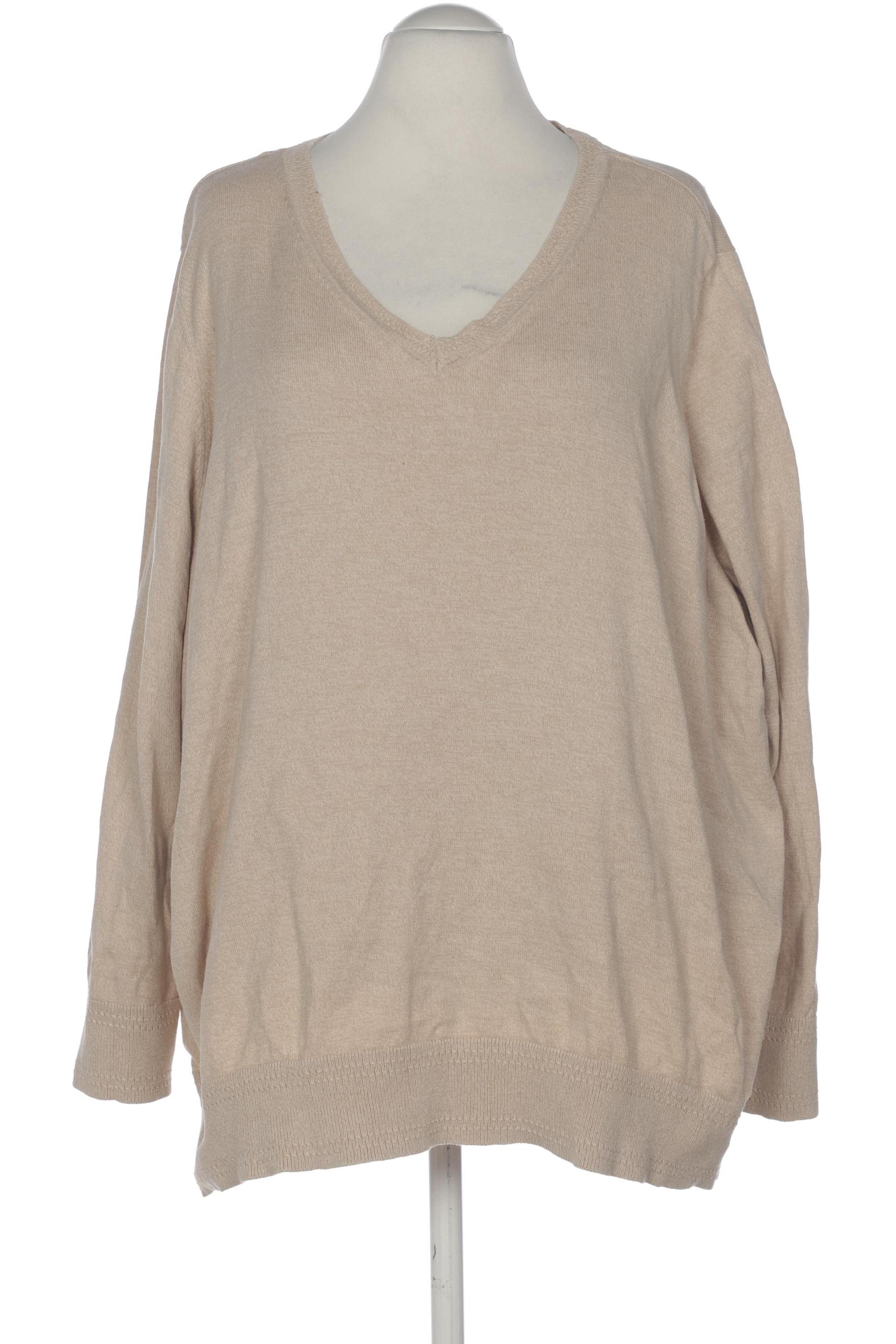 

Pure by Ulla Popken Damen Pullover, beige, Gr. 58