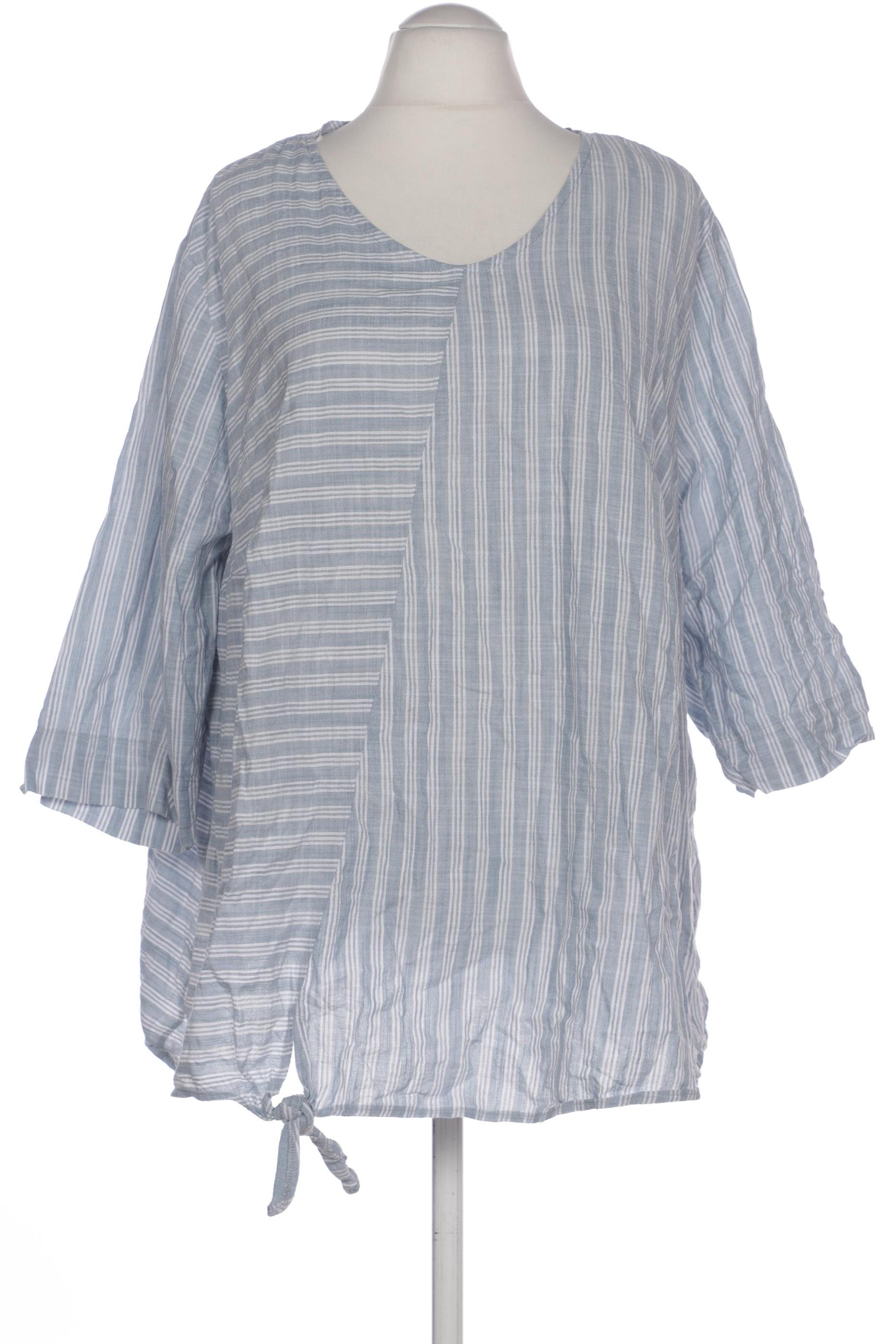 

Pure by Ulla Popken Damen Bluse, hellblau, Gr. 58