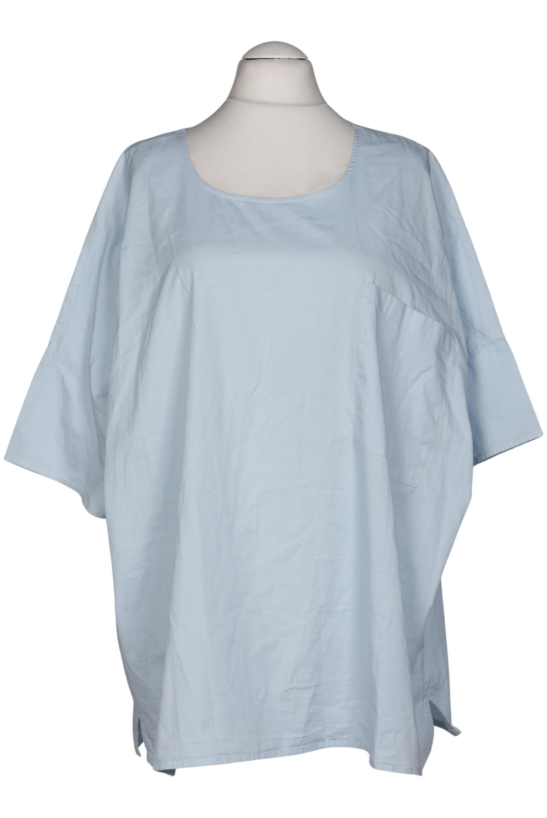 

Pure by Ulla Popken Damen Bluse, hellblau, Gr. 58