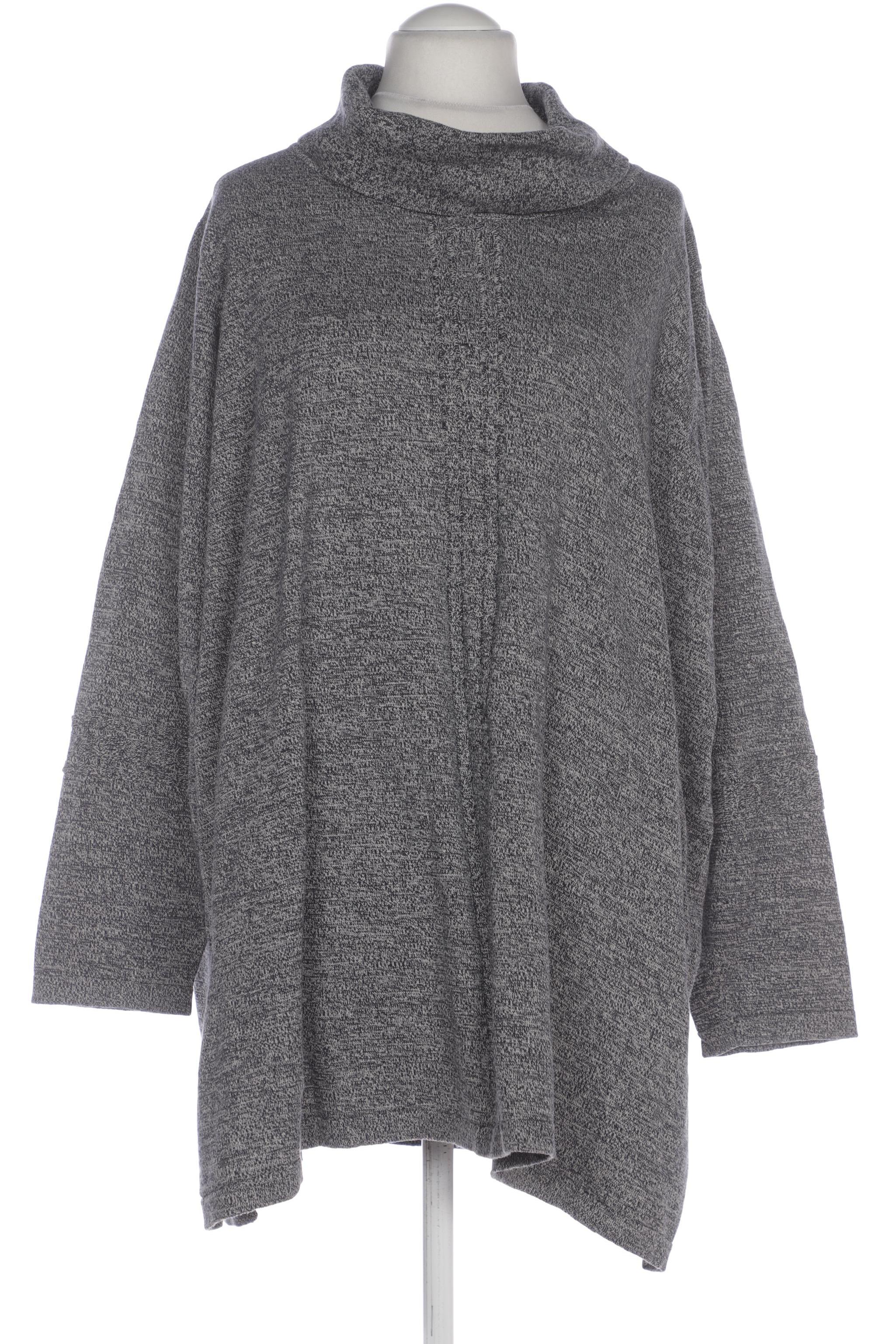 

Pure by Ulla Popken Damen Pullover, grau, Gr. 58