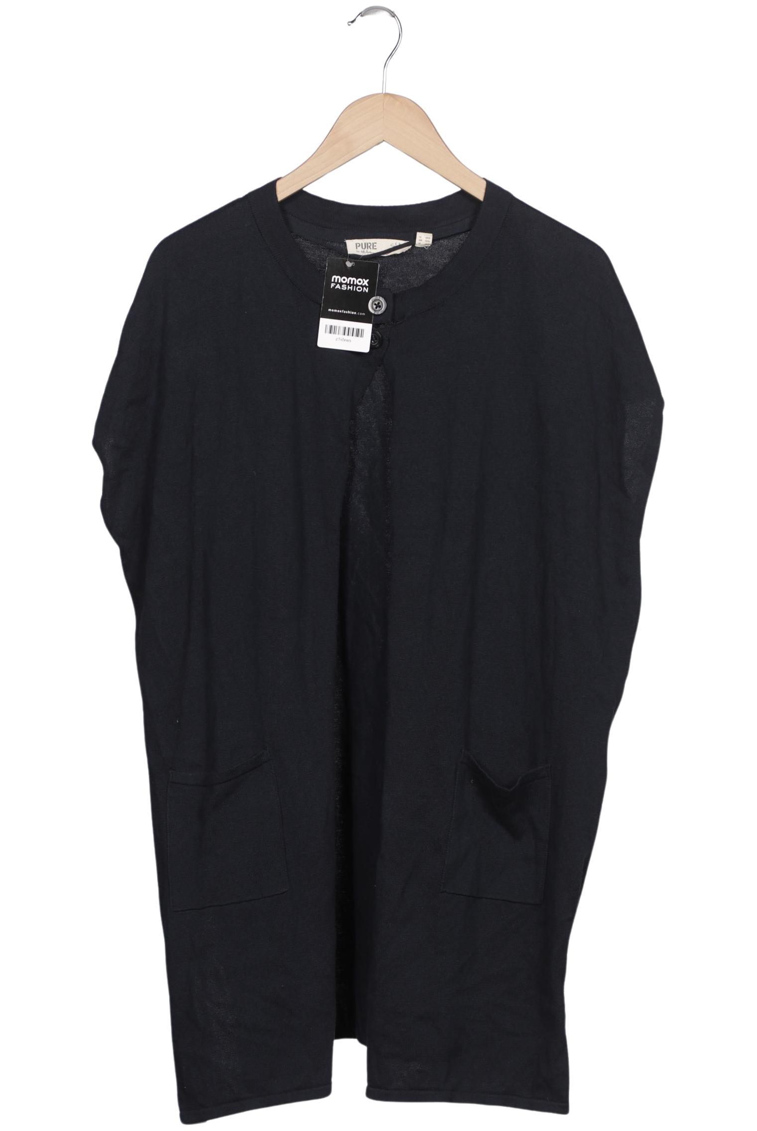 

Pure by Ulla Popken Damen Strickjacke, marineblau, Gr. 46