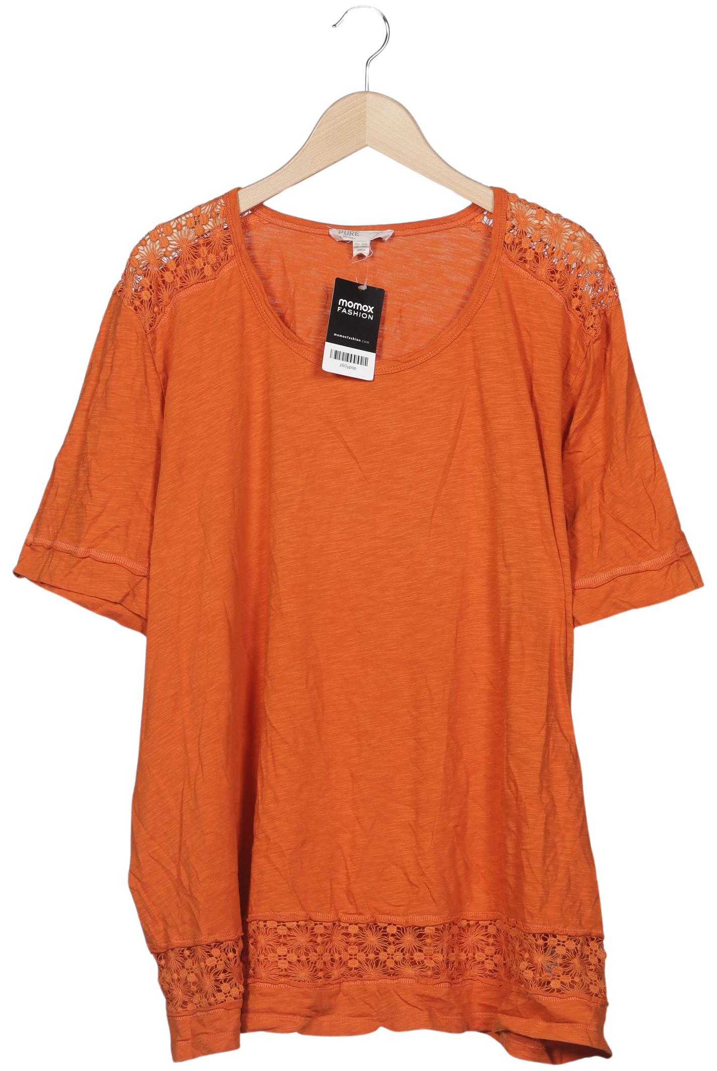 

Pure by Ulla Popken Damen T-Shirt, orange, Gr. 54