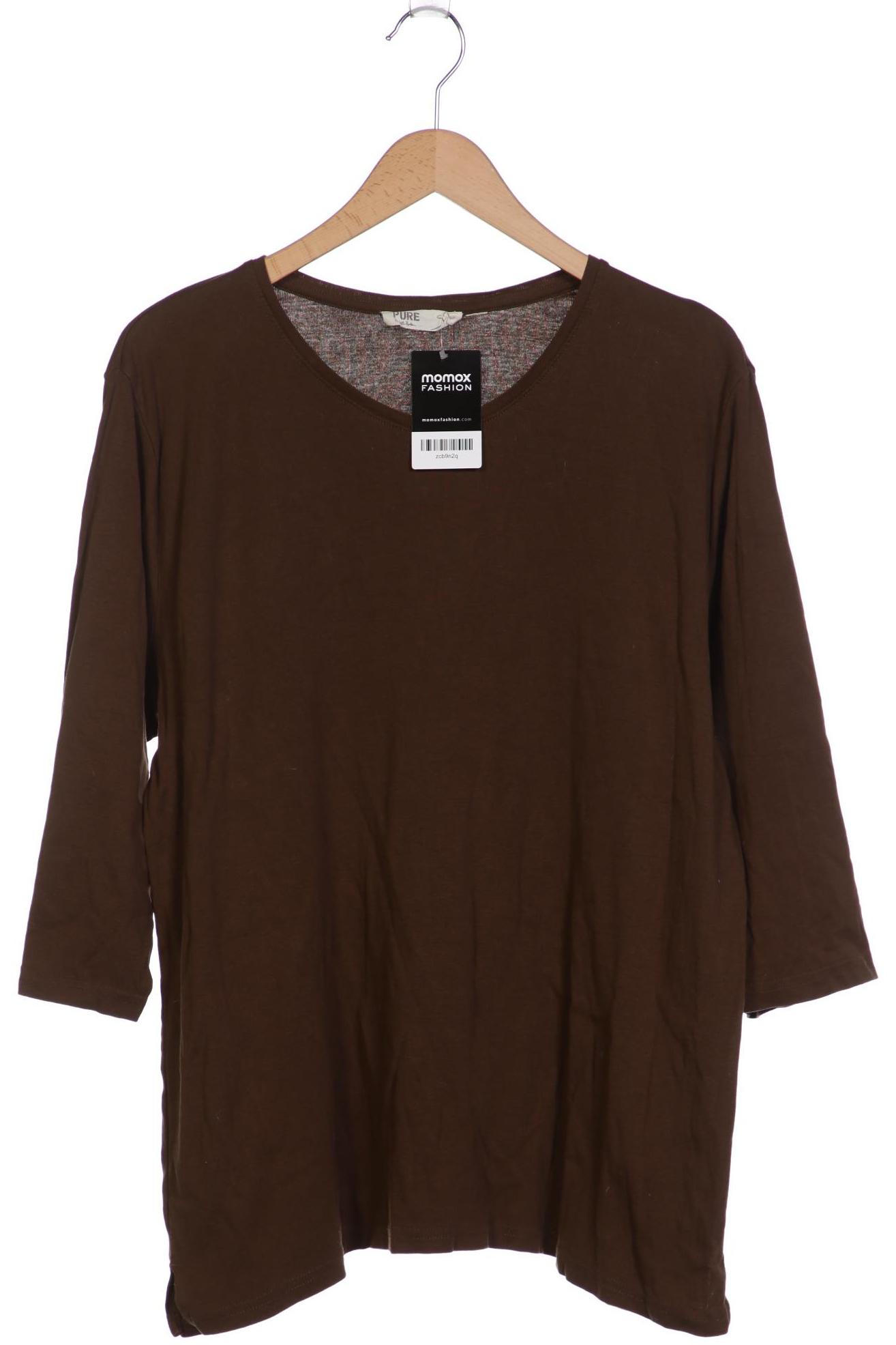 

Pure by Ulla Popken Damen T-Shirt, braun, Gr. 48