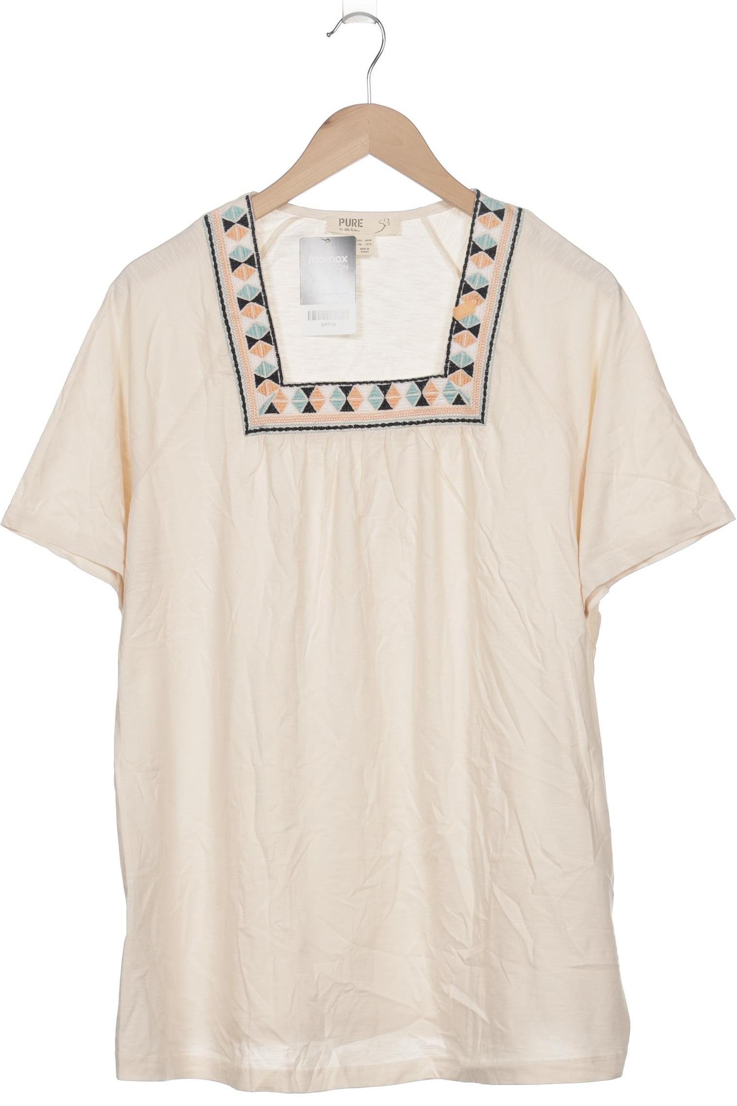 

Pure by Ulla Popken Damen T-Shirt, beige, Gr. 46