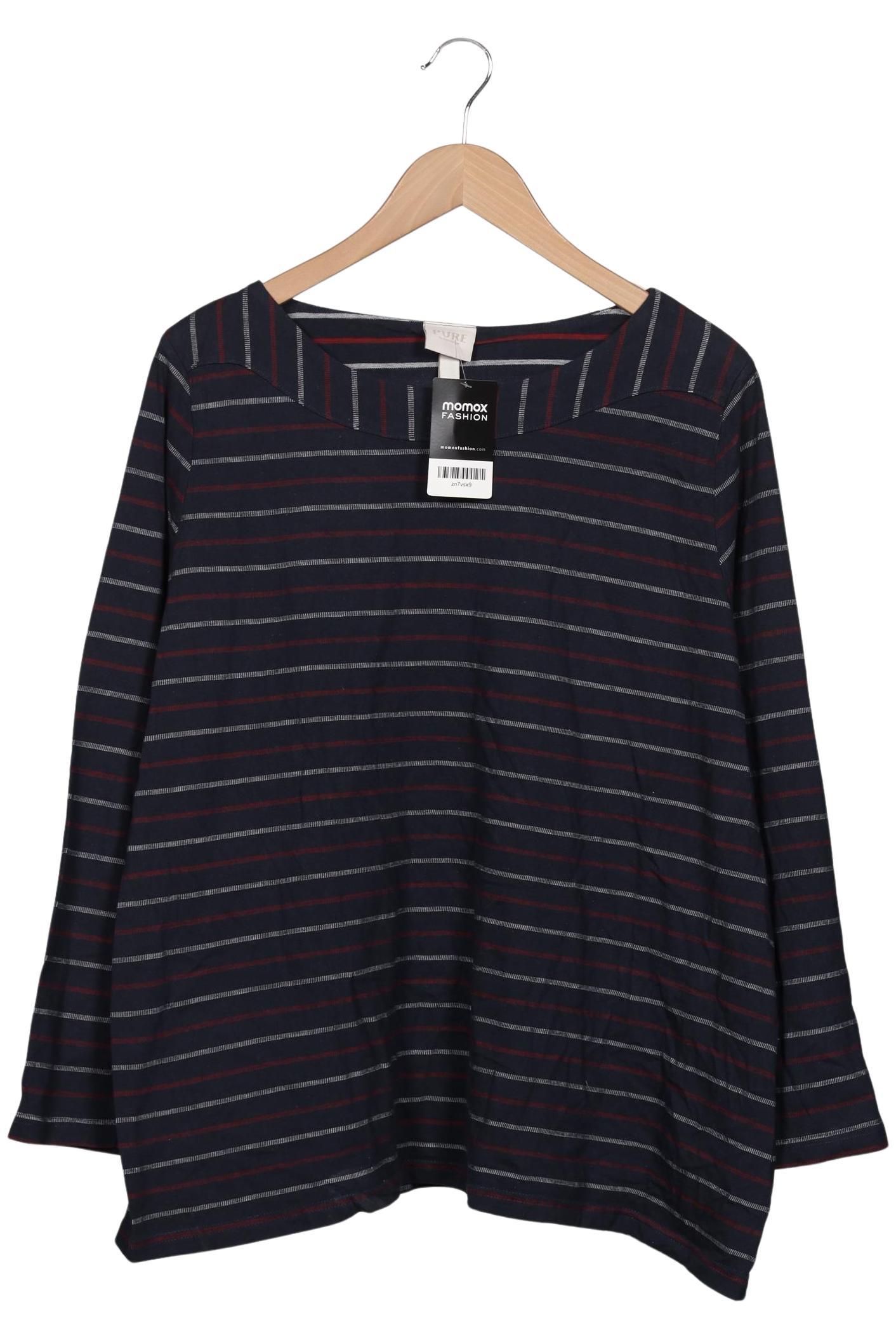 

Pure by Ulla Popken Damen Langarmshirt, marineblau, Gr. 50