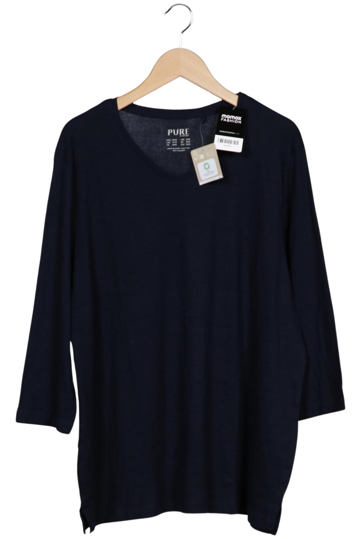 

Pure by Ulla Popken Damen Langarmshirt, marineblau, Gr. 46