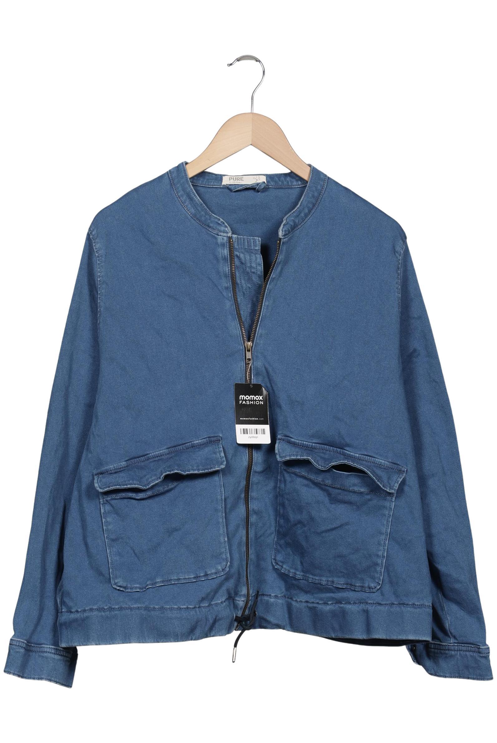 Thumbnail - Pure by Ulla Popken Damen Jacke, blau, Gr. 48