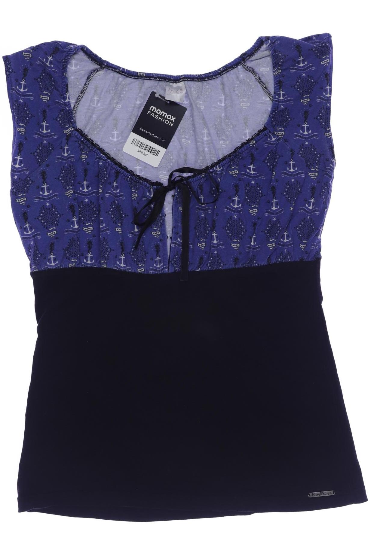 

Pussy Deluxe Damen Top, blau, Gr. 42
