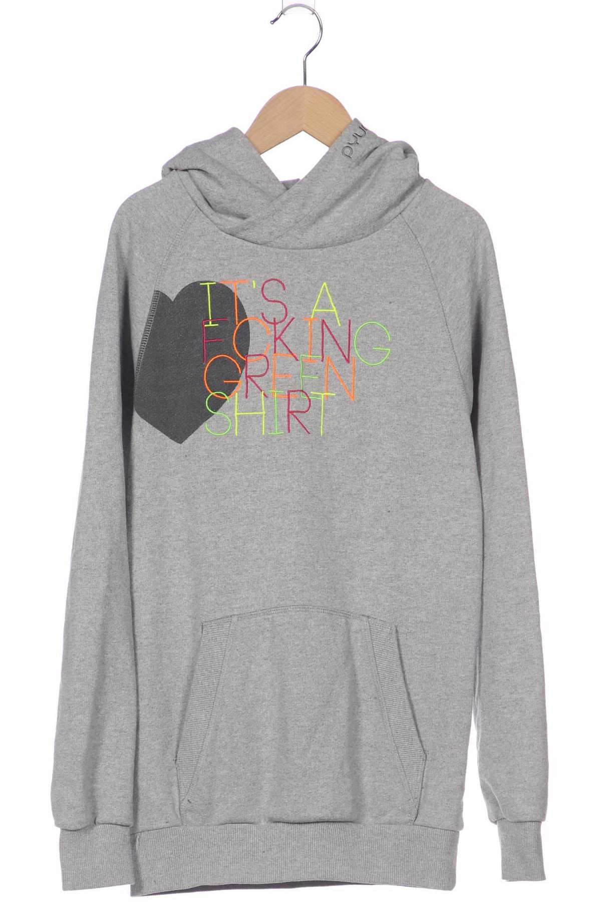 

pyua Damen Kapuzenpullover, grau, Gr. 36