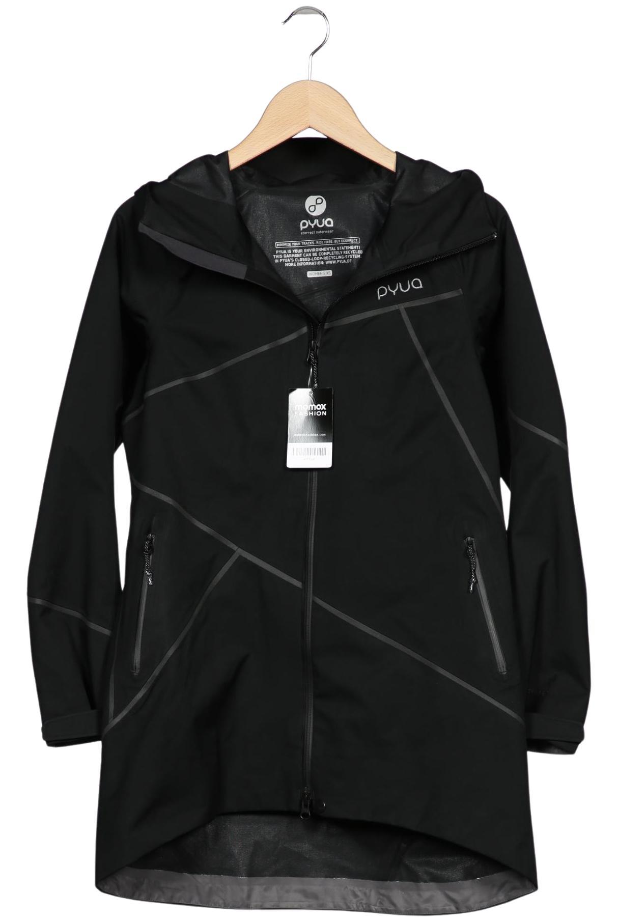 

pyua Damen Mantel, schwarz, Gr. 34