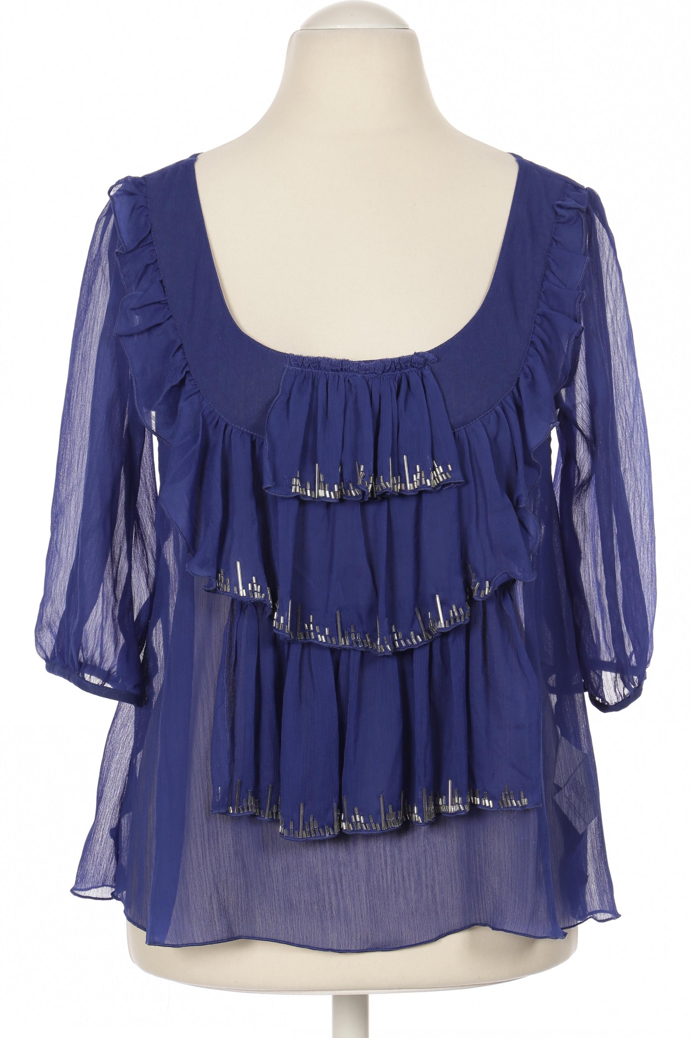 

QS by s.Oliver Damen Bluse, blau, Gr. 36