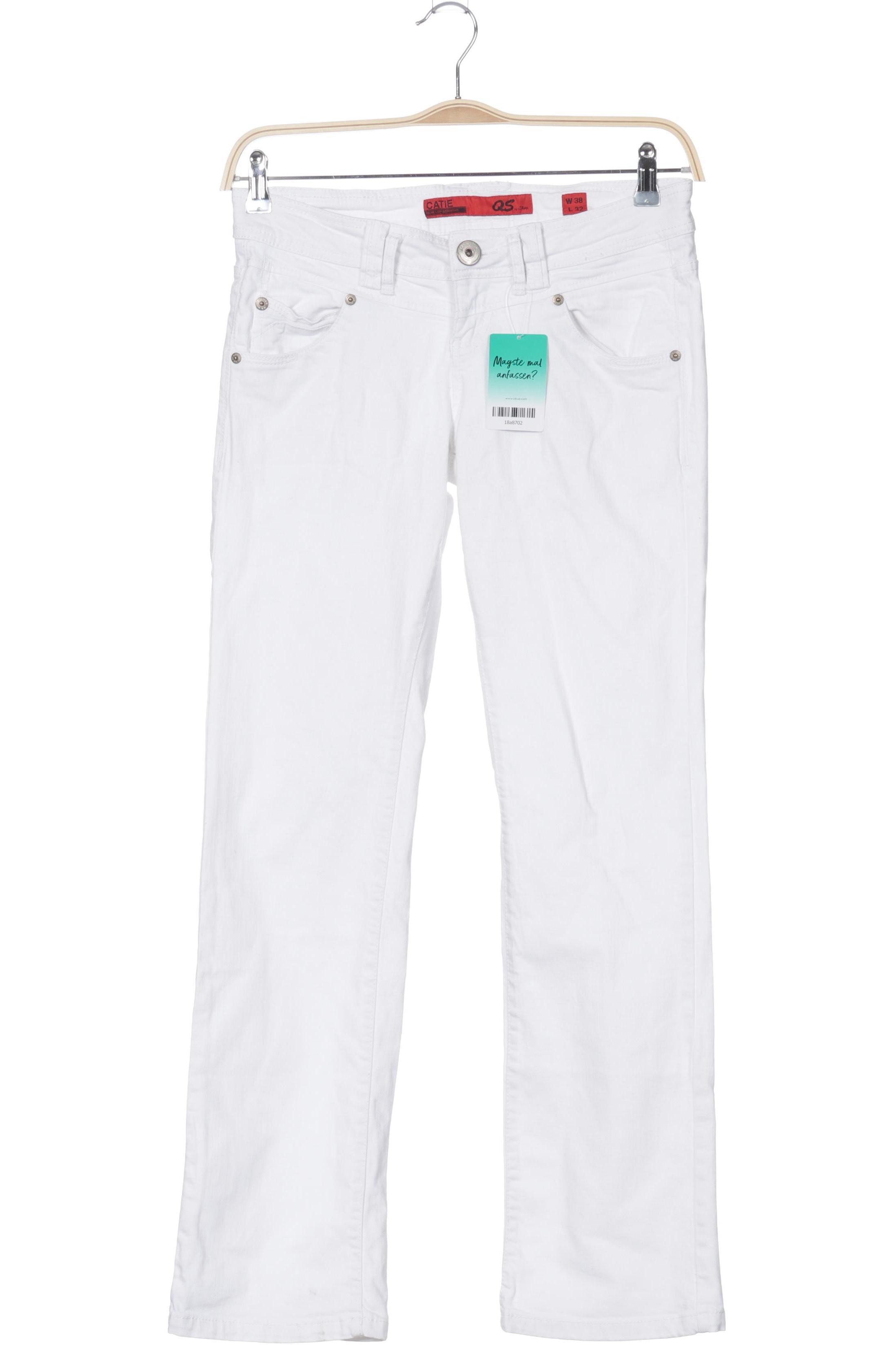 

QS by s.Oliver Damen Jeans, weiß, Gr. 38