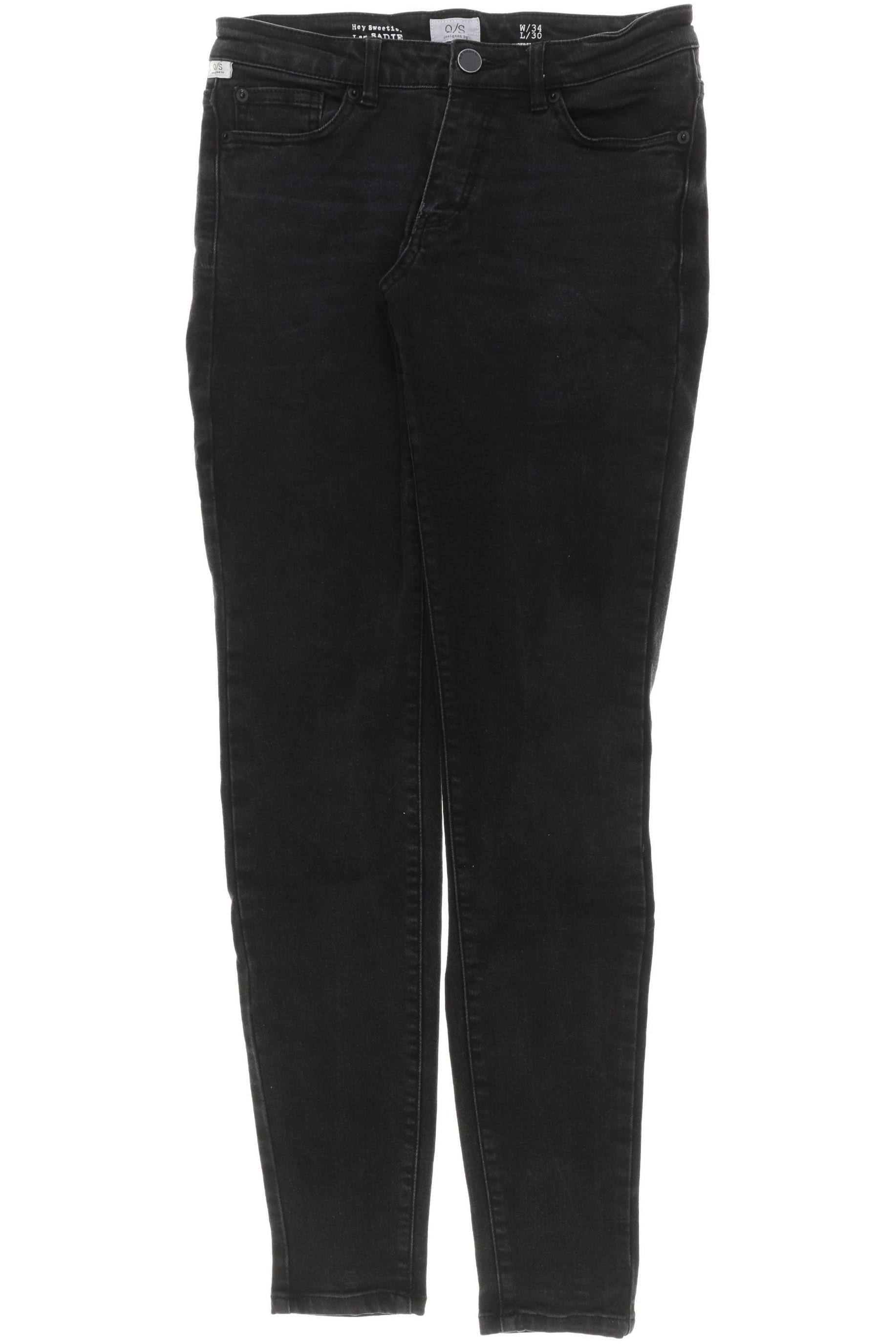 

QS by s.Oliver Damen Jeans, schwarz, Gr. 34