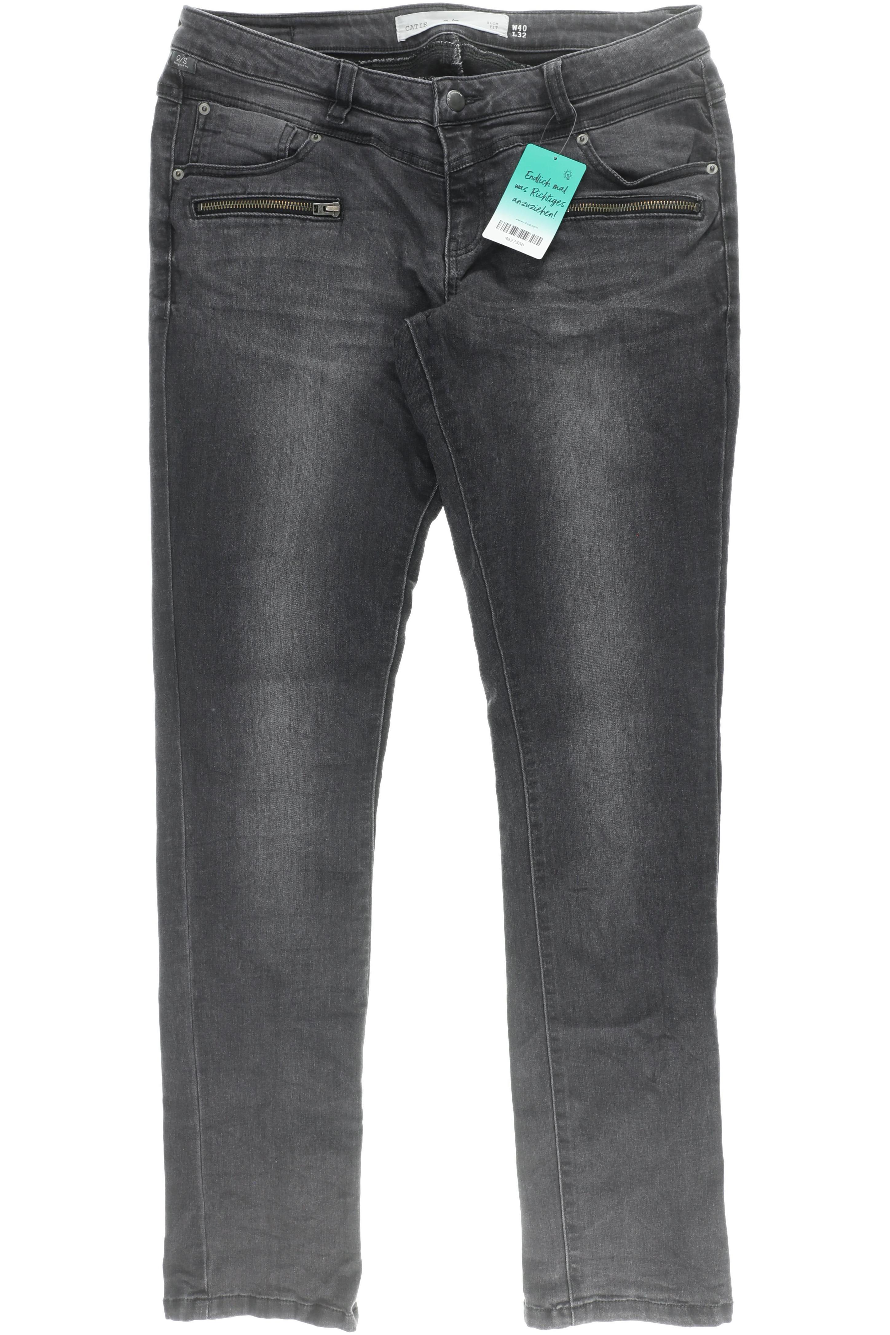 

QS by s.Oliver Damen Jeans, schwarz, Gr. 40