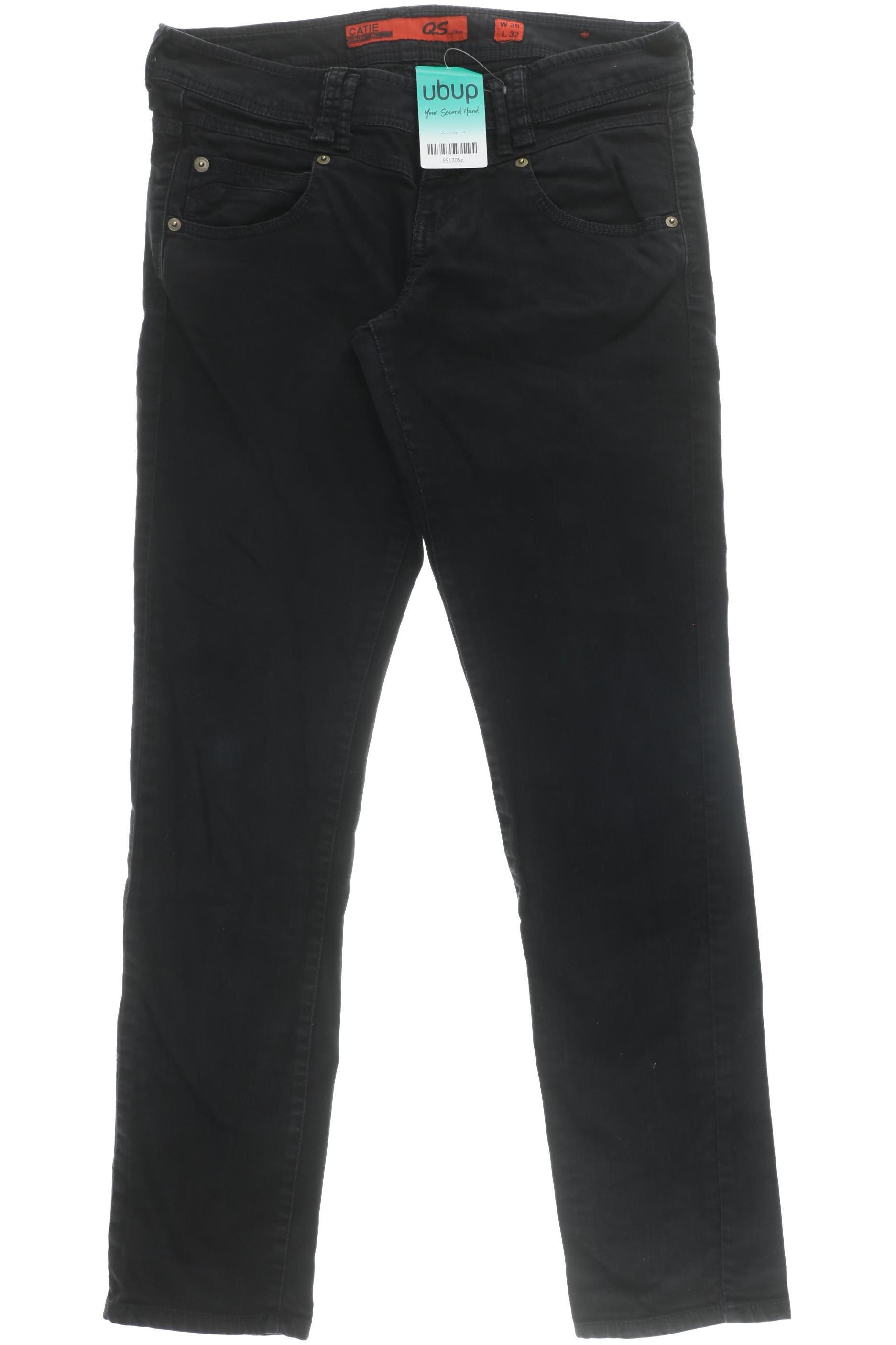 

QS by s.Oliver Damen Jeans, schwarz, Gr. 38