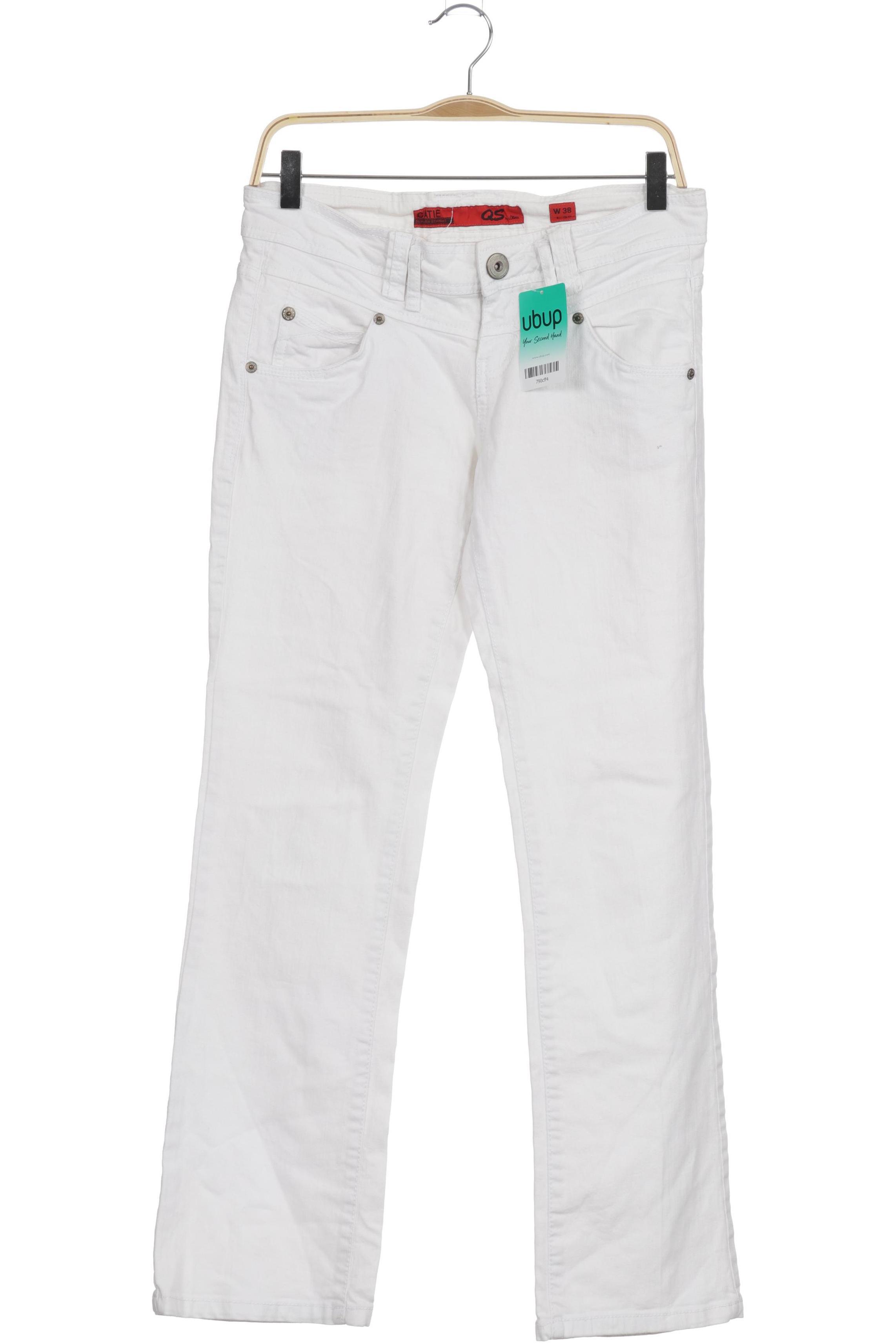 

QS by s.Oliver Damen Jeans, weiß, Gr. 38