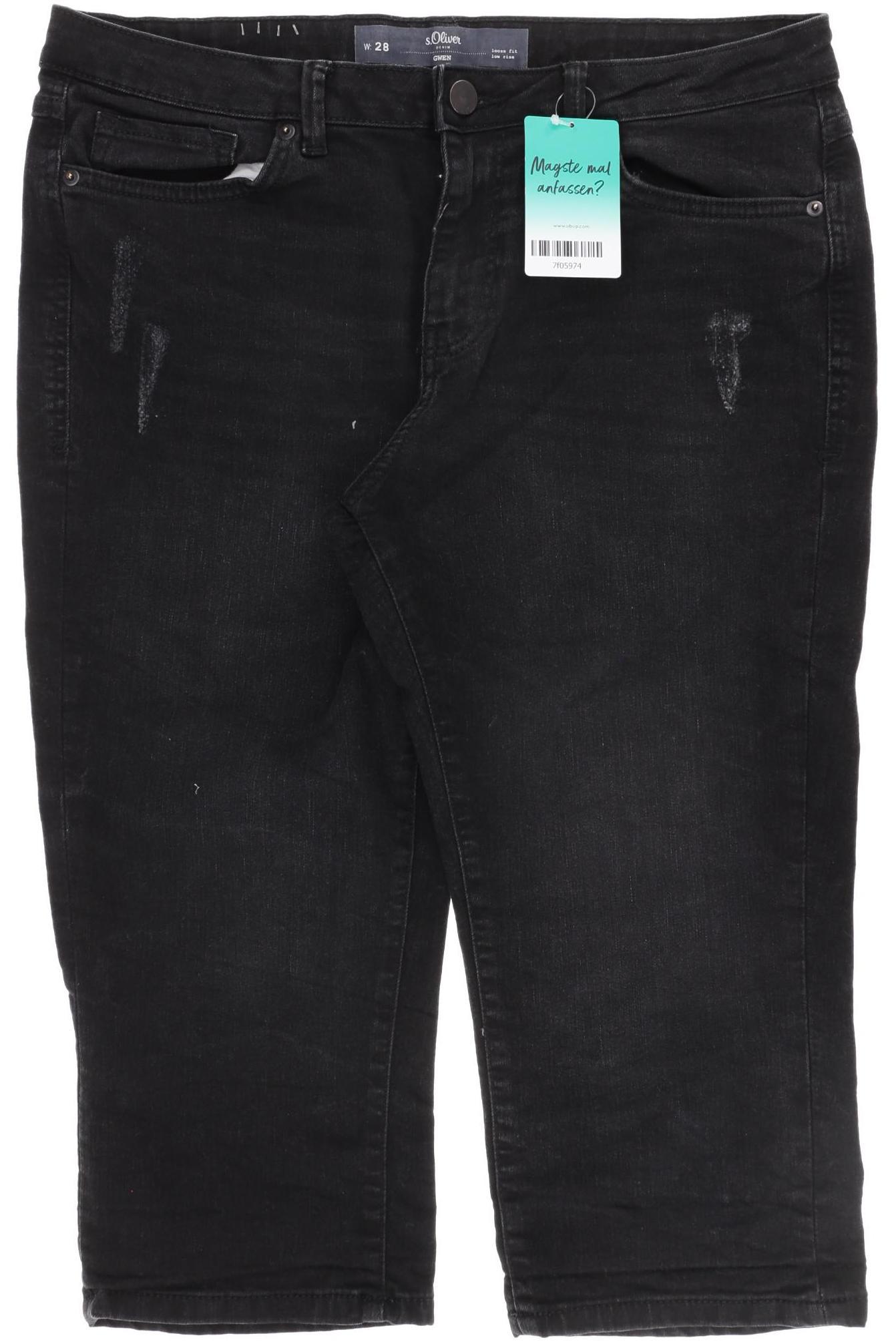 

QS by s.Oliver Damen Jeans, schwarz, Gr. 28