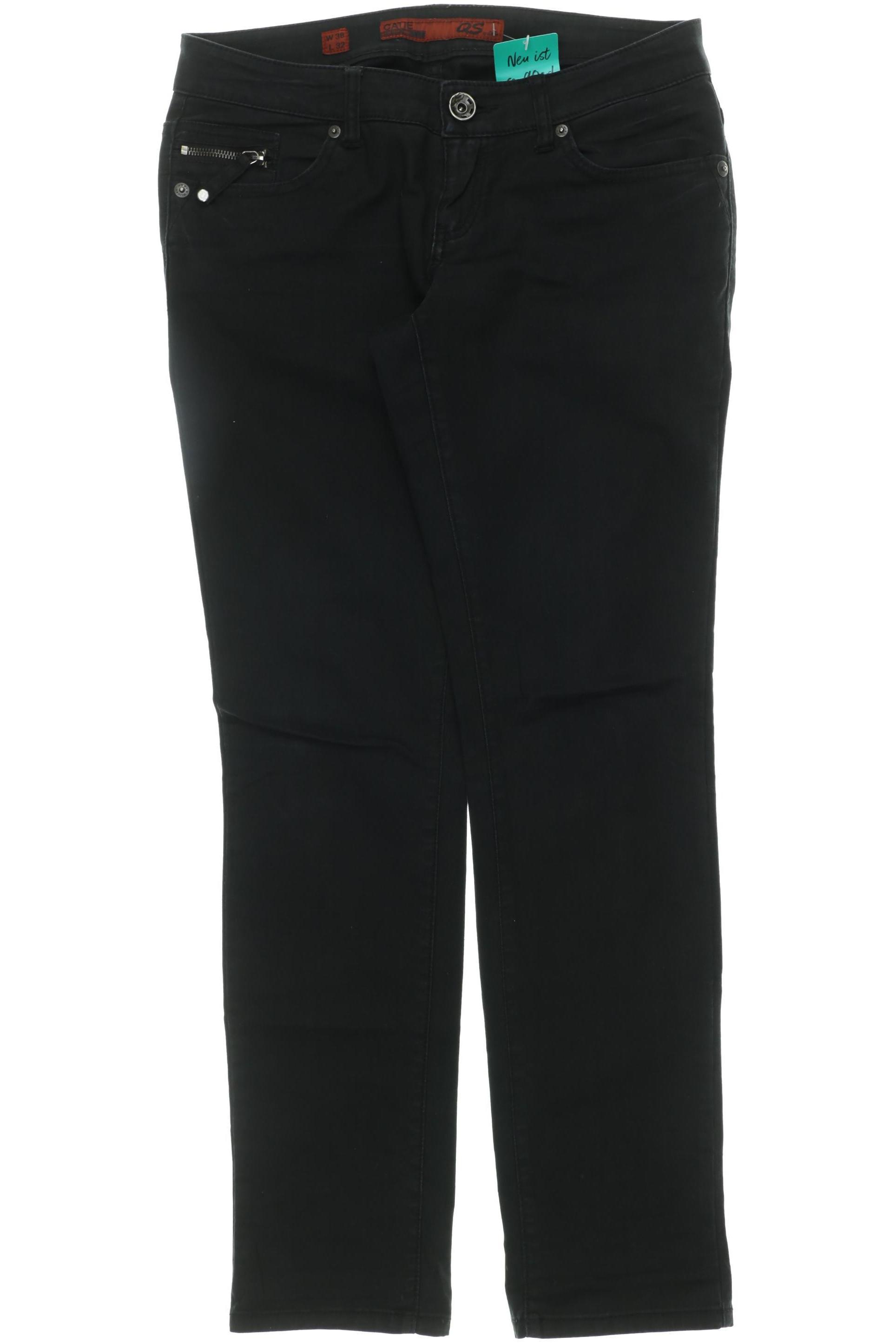 

QS by s.Oliver Damen Jeans, schwarz, Gr. 38