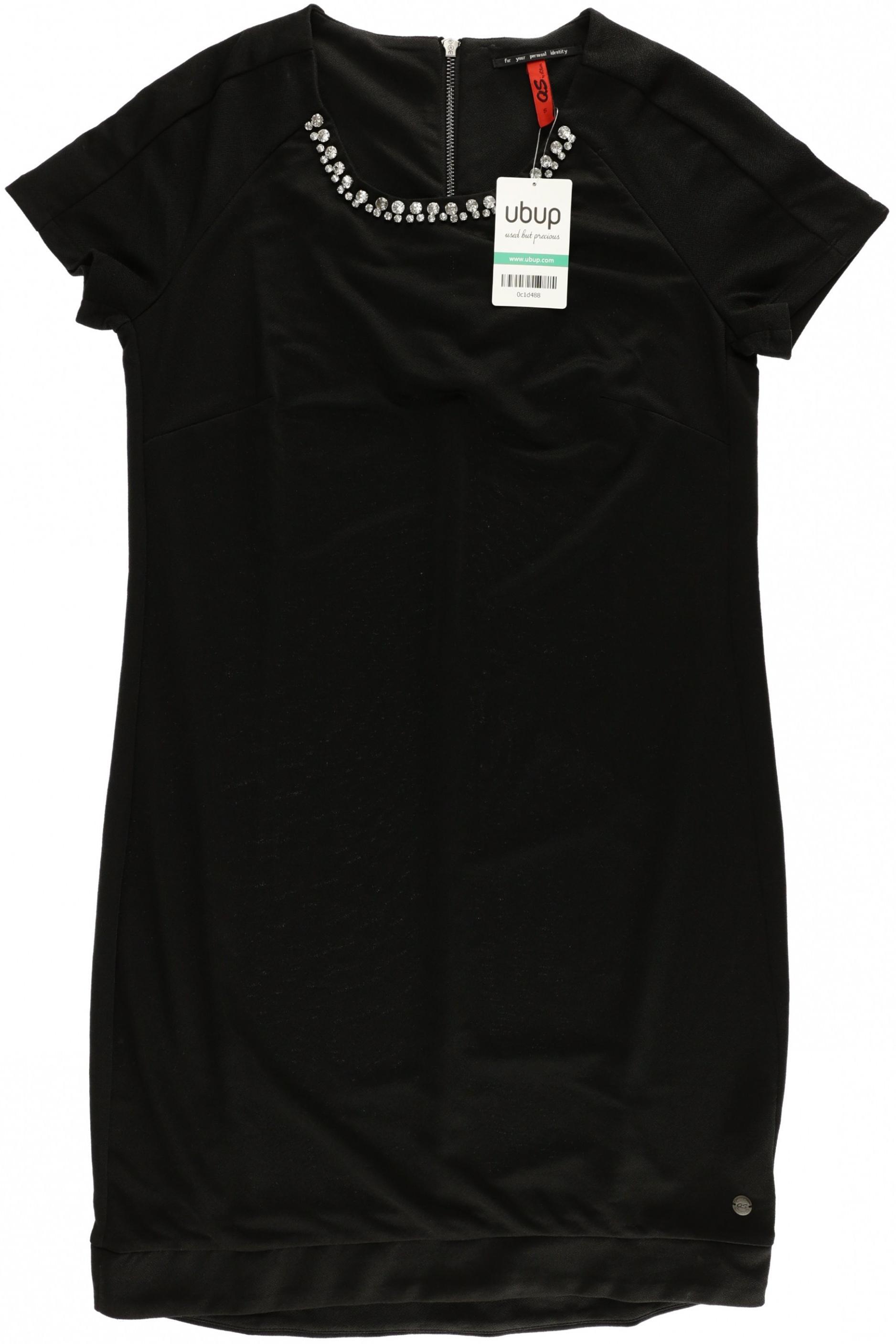 

QS by s.Oliver Damen Kleid, schwarz, Gr.