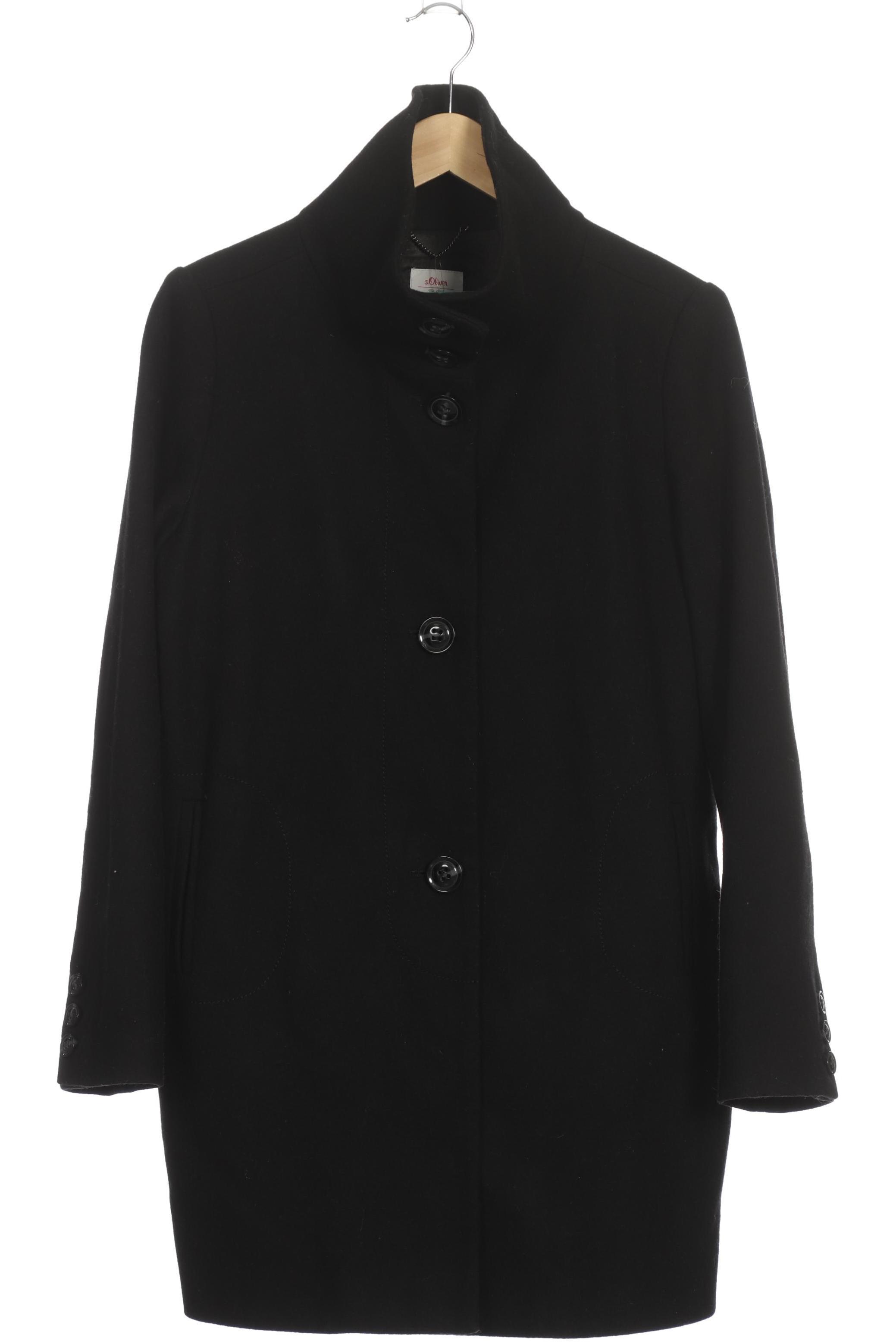 

QS by s.Oliver Damen Mantel, schwarz, Gr. 38