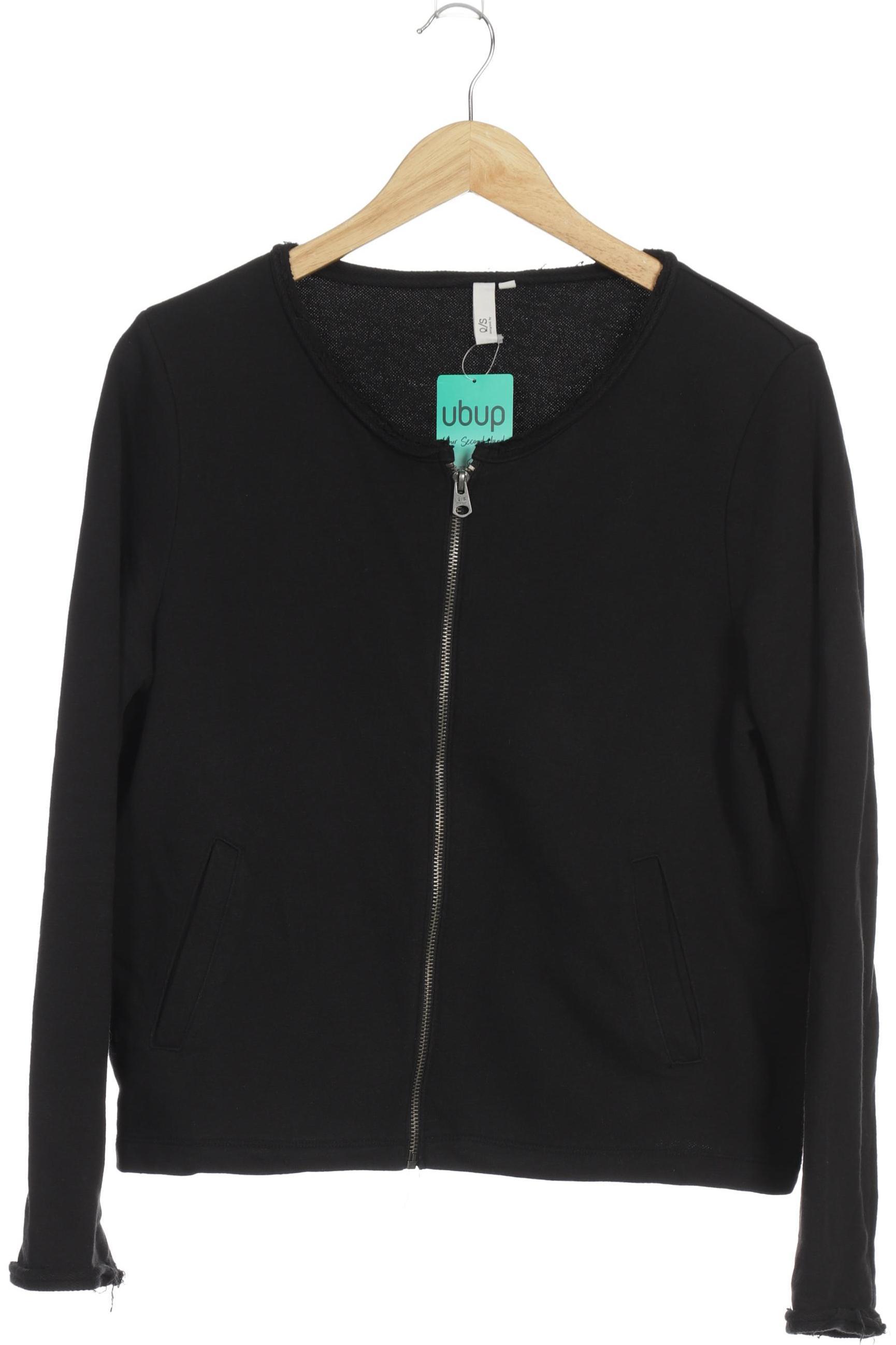 

QS by s.Oliver Damen Strickjacke, schwarz, Gr.