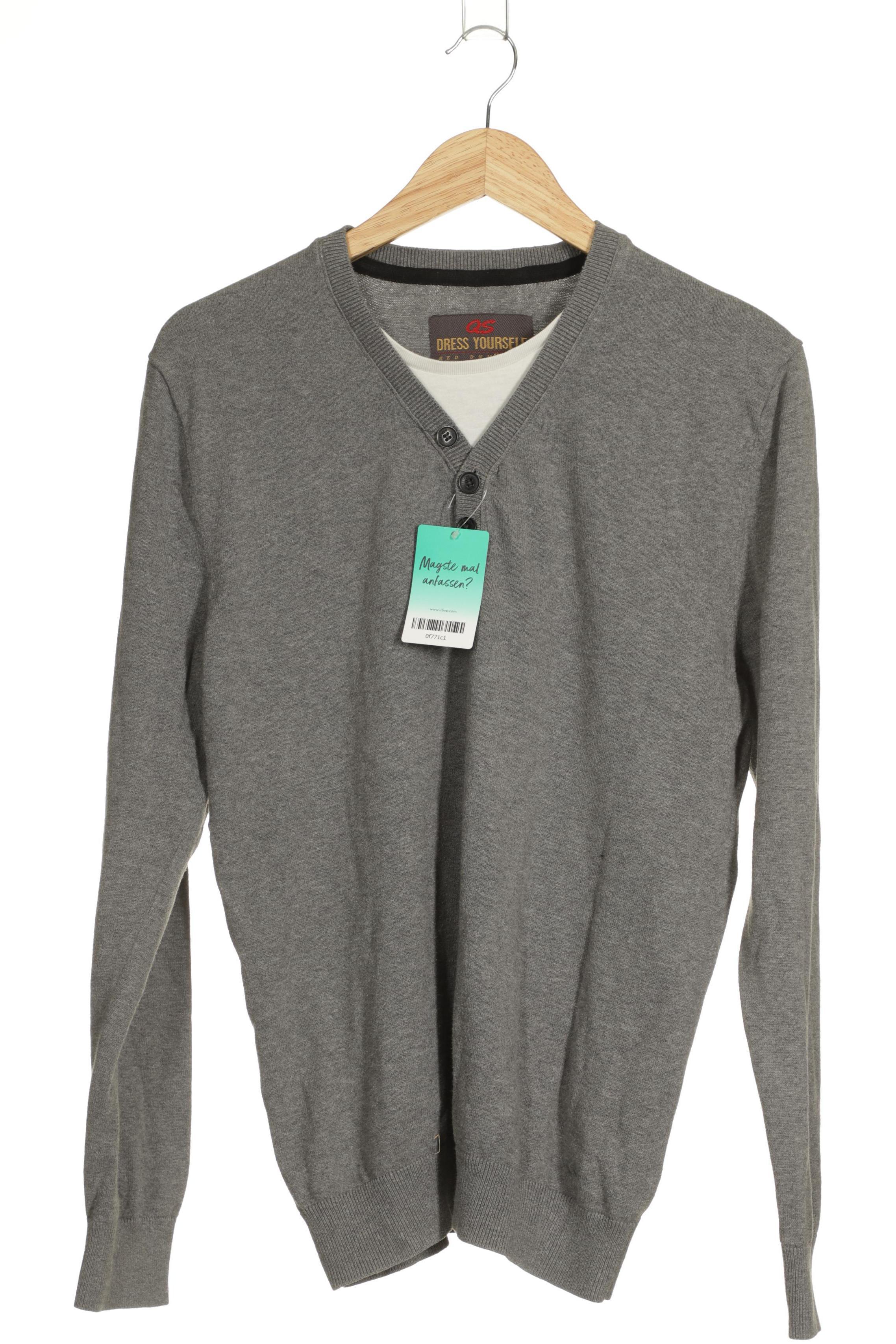 Thumbnail - QS by s.Oliver Herren Pullover, grau, Gr.