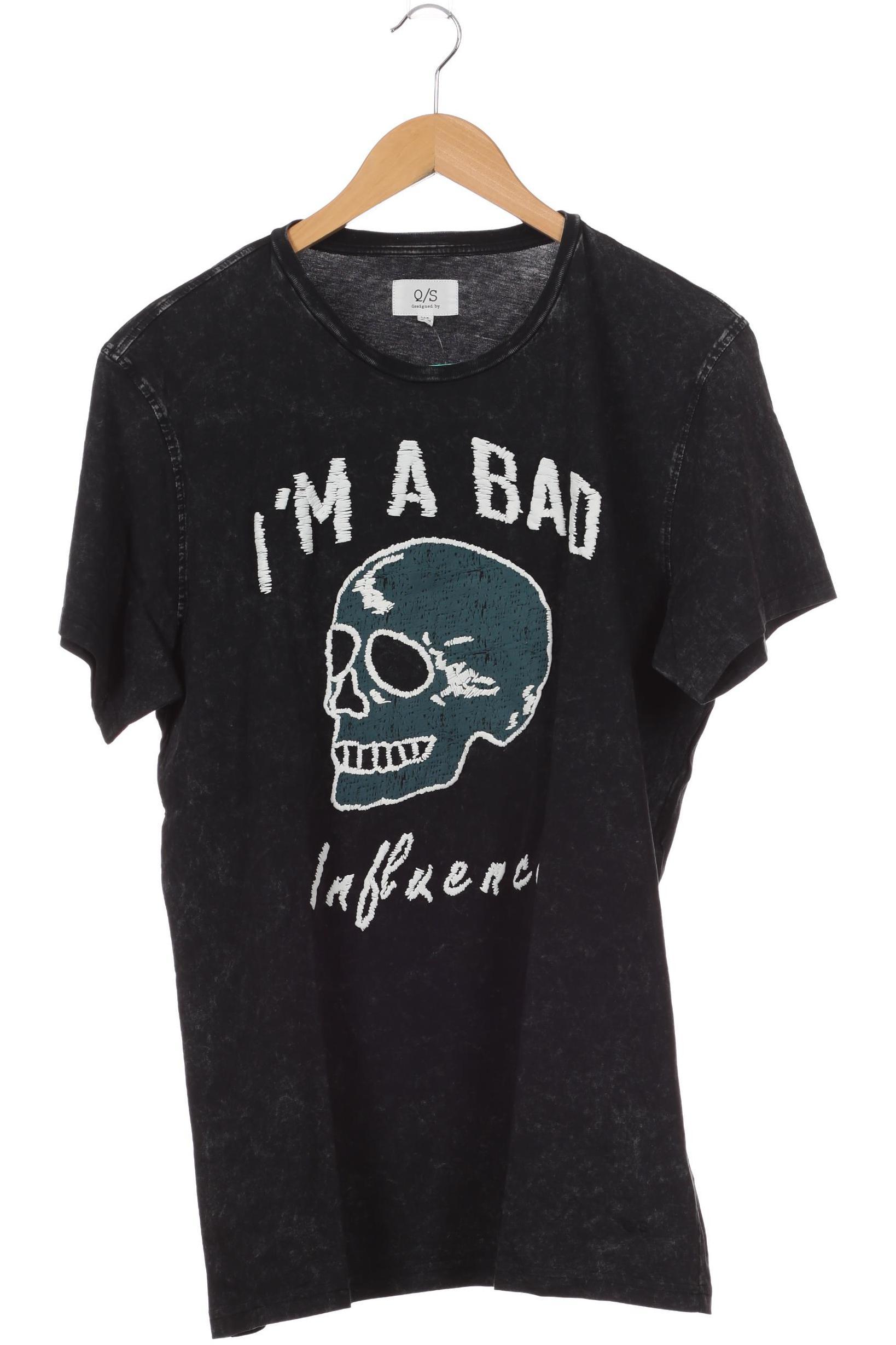 Thumbnail - QS by s.Oliver Herren T-Shirt, schwarz, Gr.