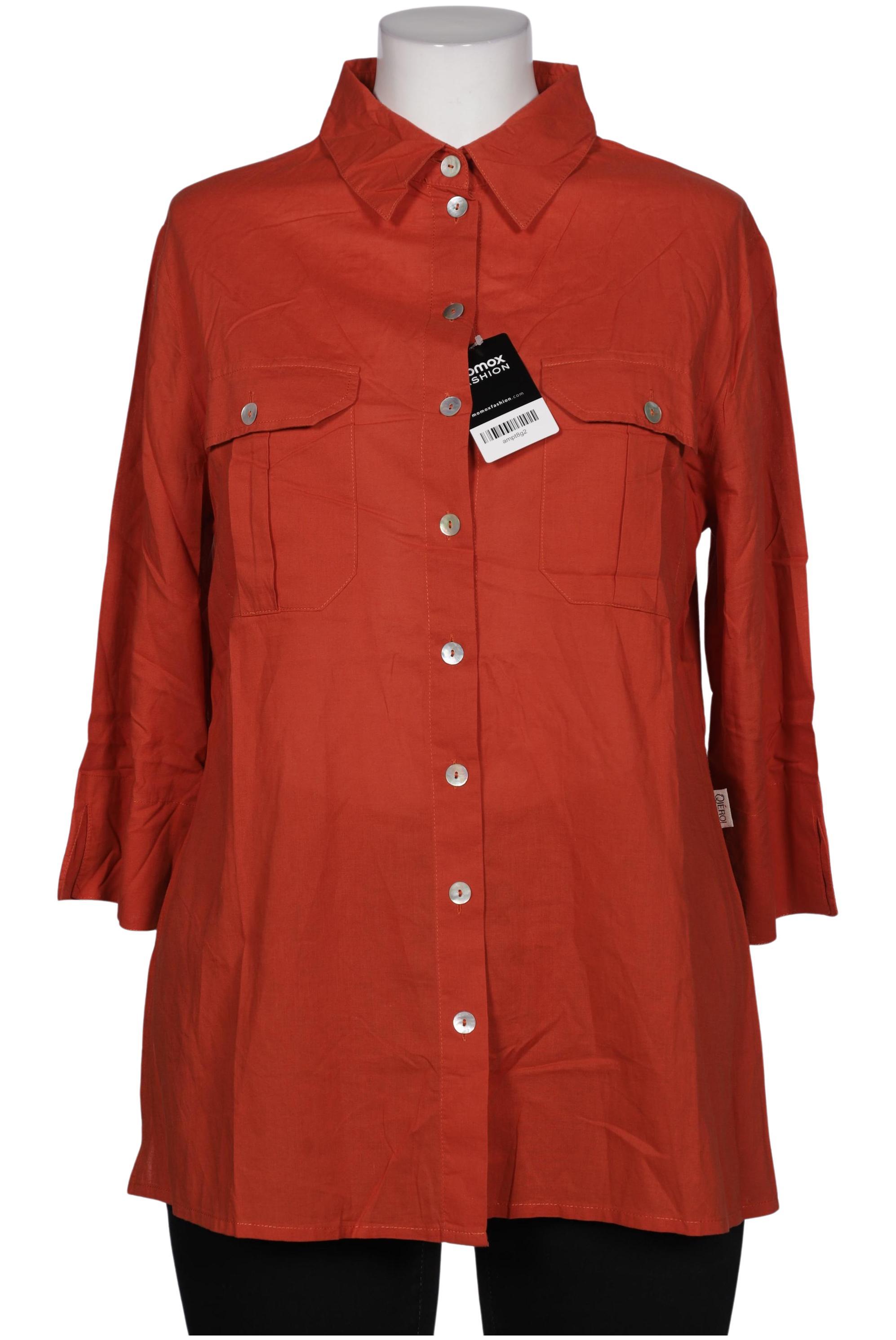 

Qiero Damen Bluse, orange, Gr. 46