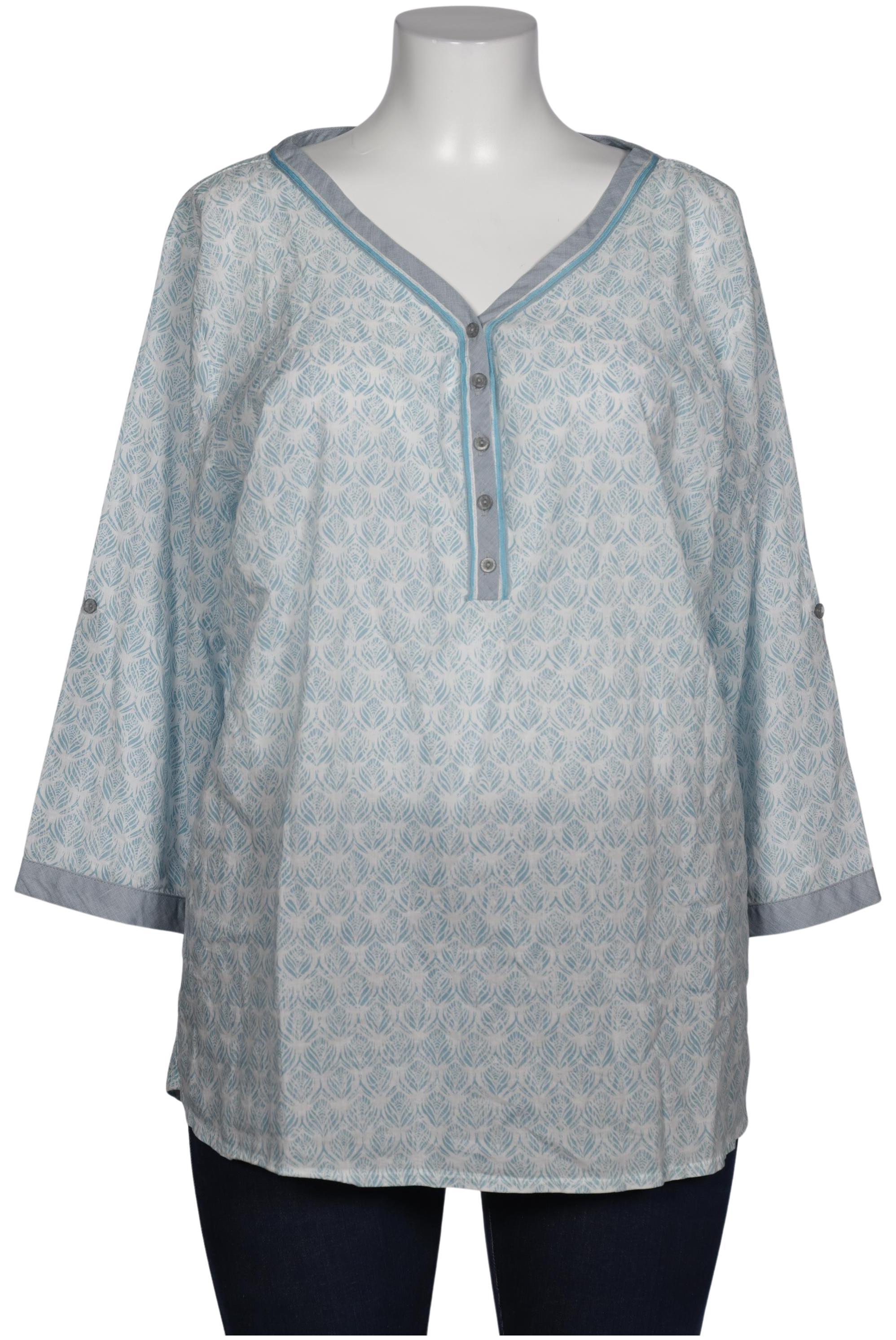 

Qiero Damen Bluse, hellblau, Gr. 48