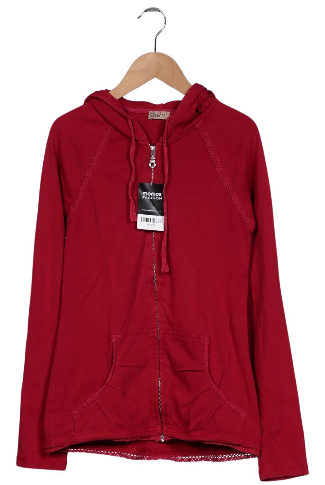 

Qiero Damen Kapuzenpullover, rot, Gr. 36