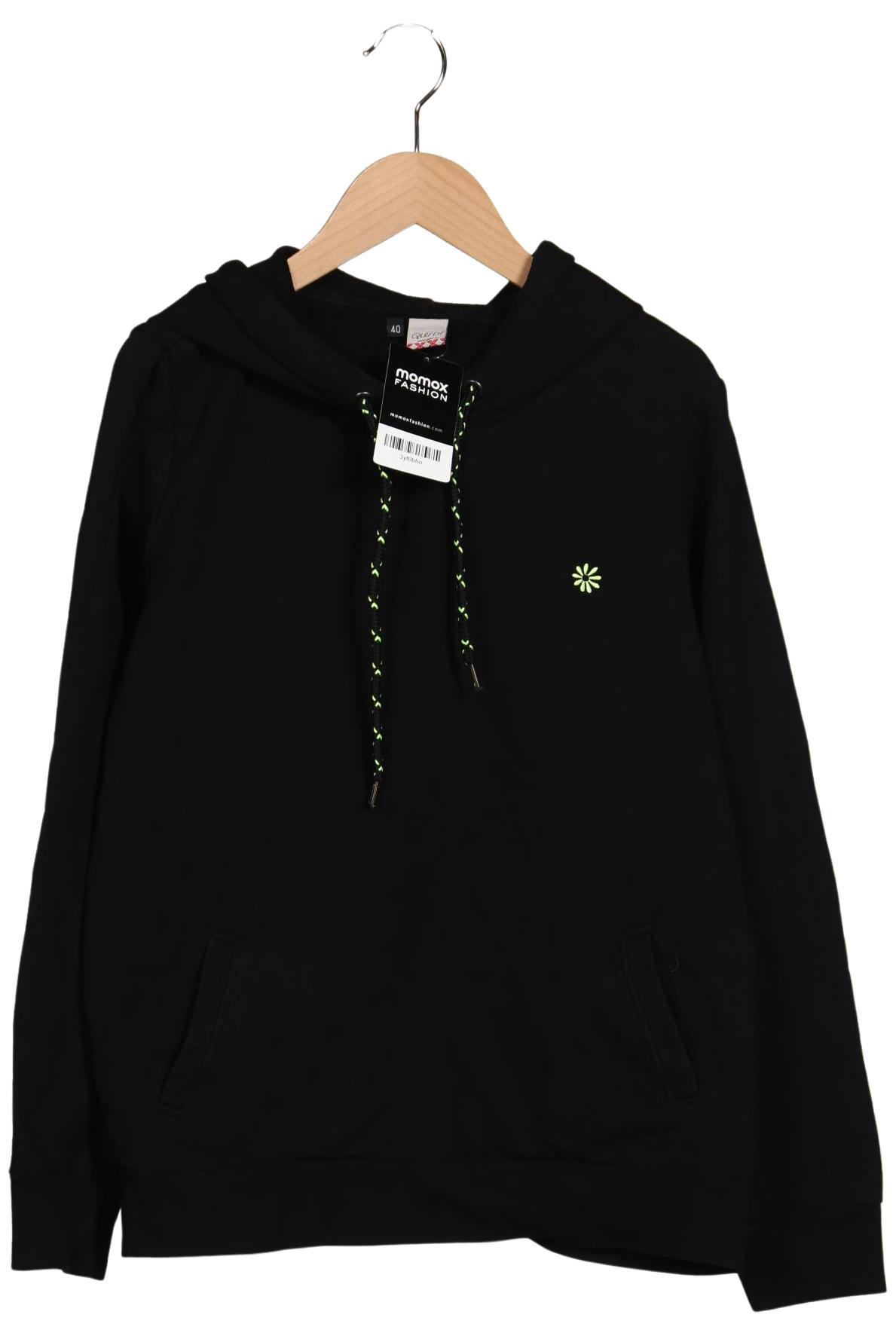 

Qiero Damen Kapuzenpullover, schwarz, Gr. 40