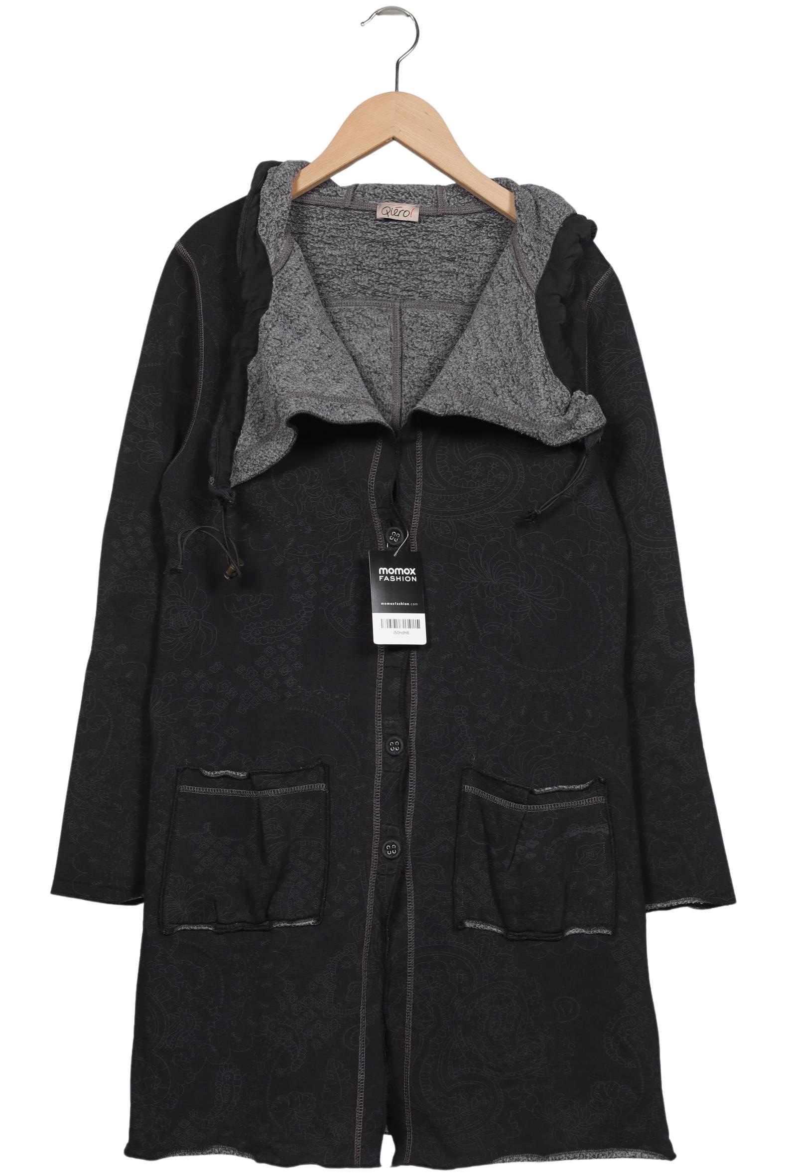 

Qiero Damen Kapuzenpullover, schwarz, Gr. 38