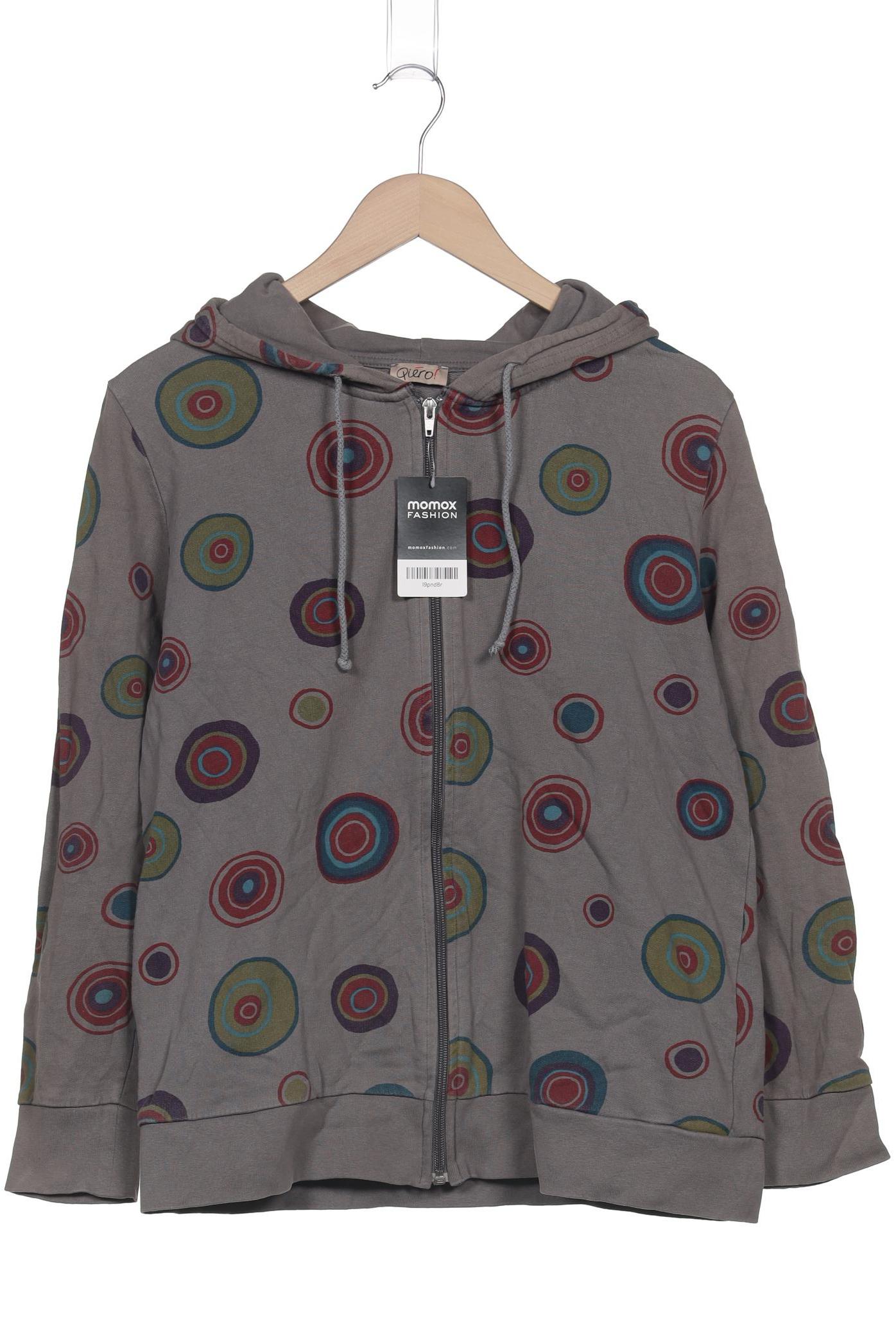 

Qiero Damen Kapuzenpullover, grau, Gr. 42