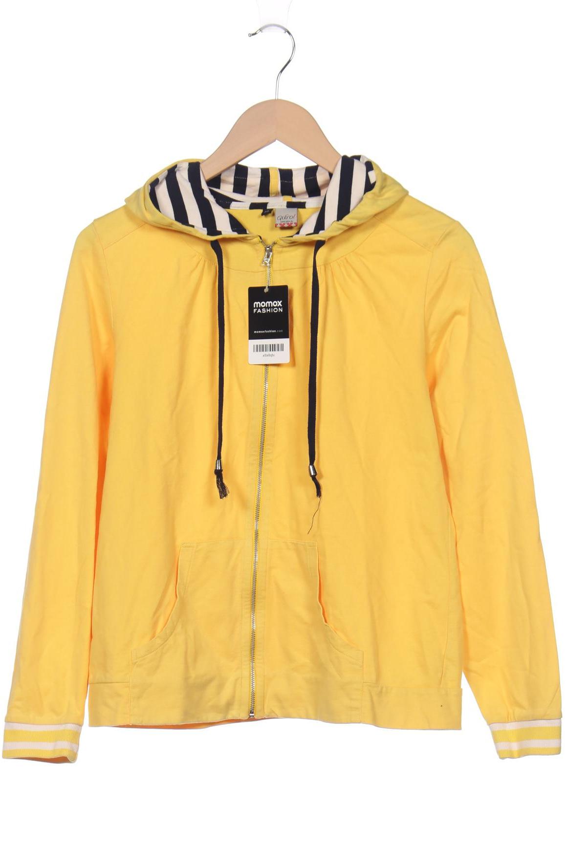 

Qiero Damen Kapuzenpullover, gelb, Gr. 38