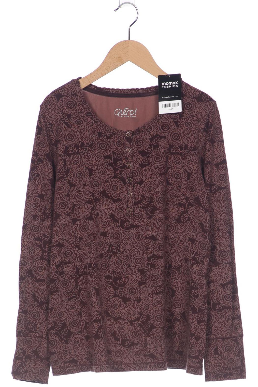 

Qiero Damen Langarmshirt, braun, Gr. 40