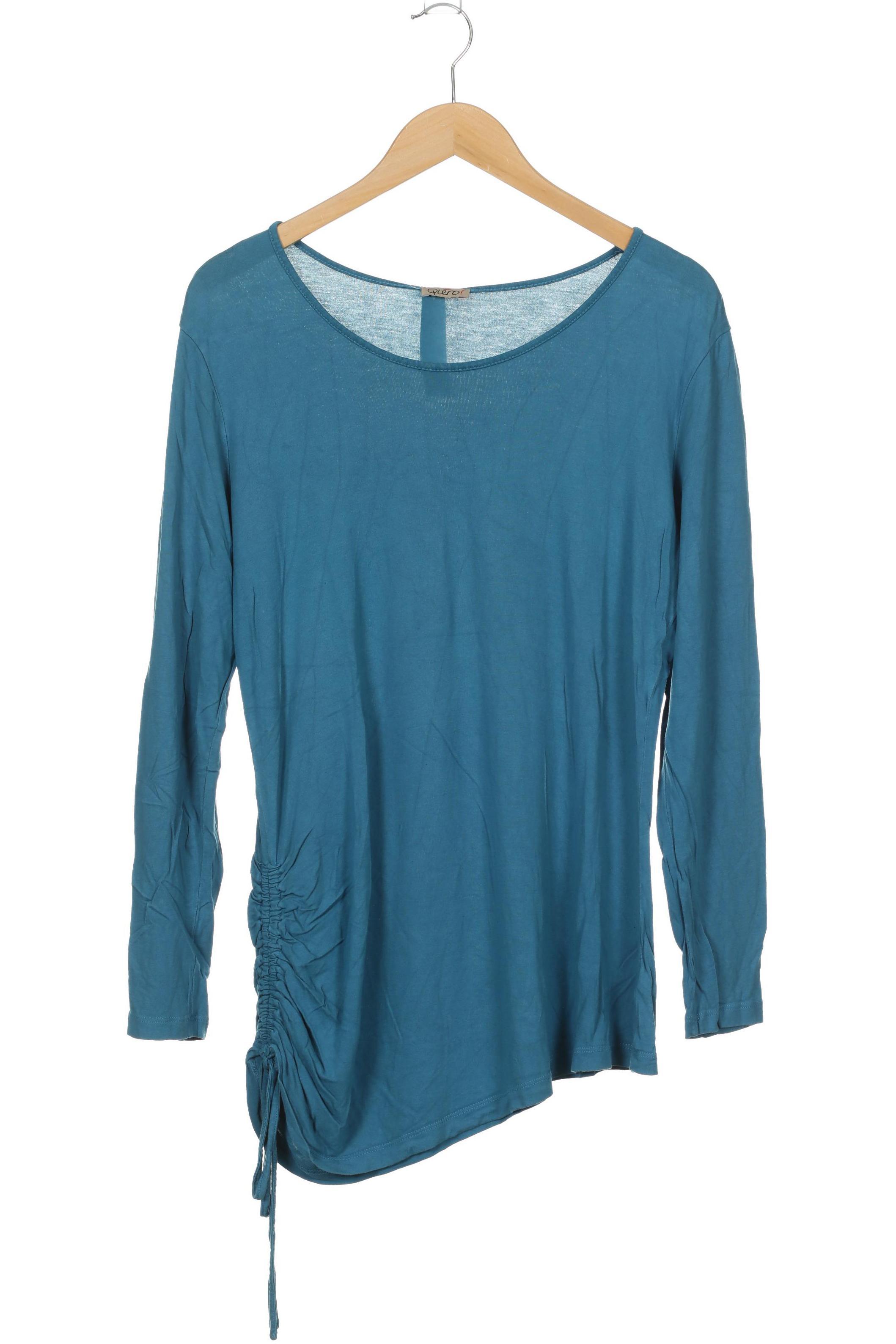 

Qiero Damen Langarmshirt, türkis, Gr. 44