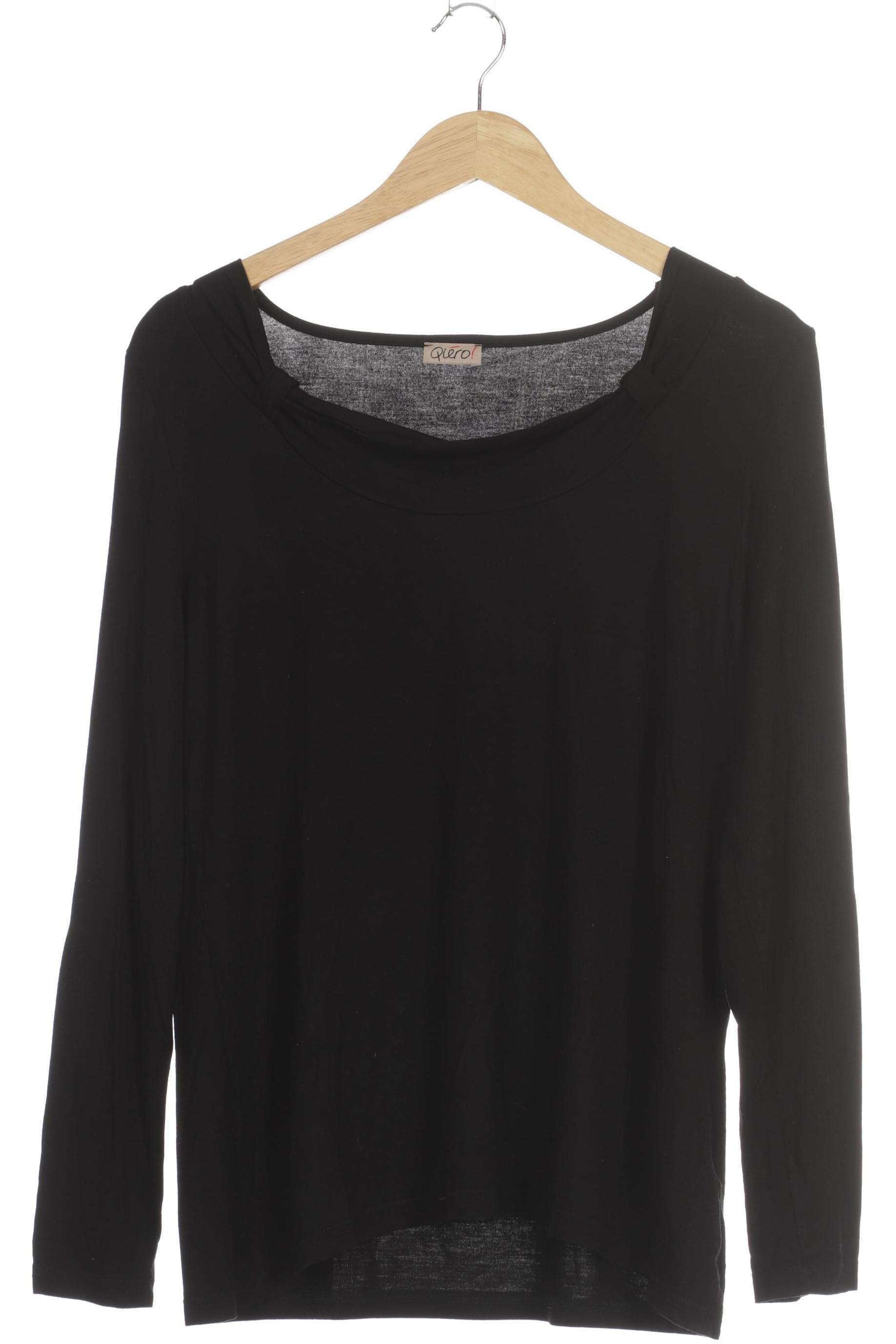 

Qiero Damen Langarmshirt, schwarz, Gr. 46