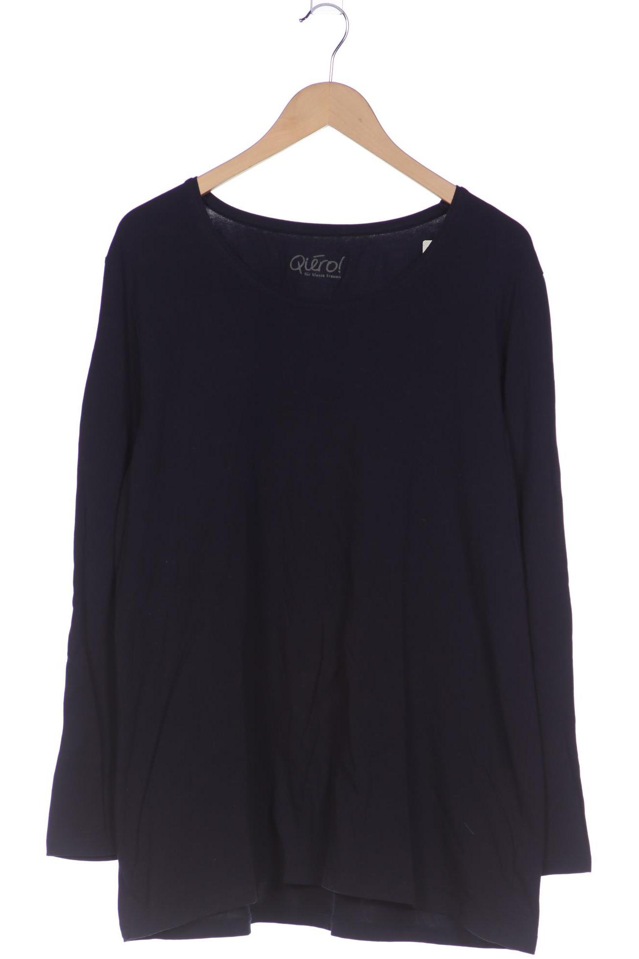 

Qiero Damen Langarmshirt, marineblau, Gr. 52