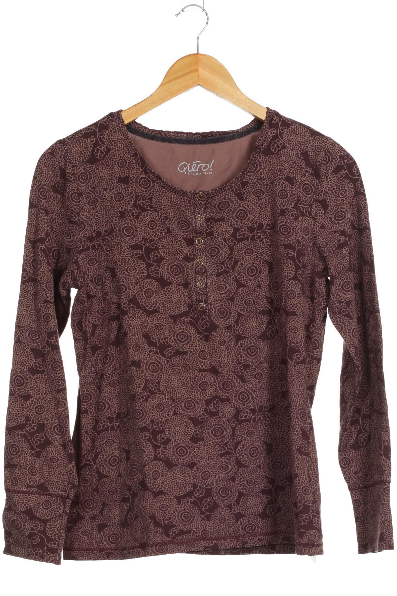 

Qiero Damen Langarmshirt, braun, Gr. 40