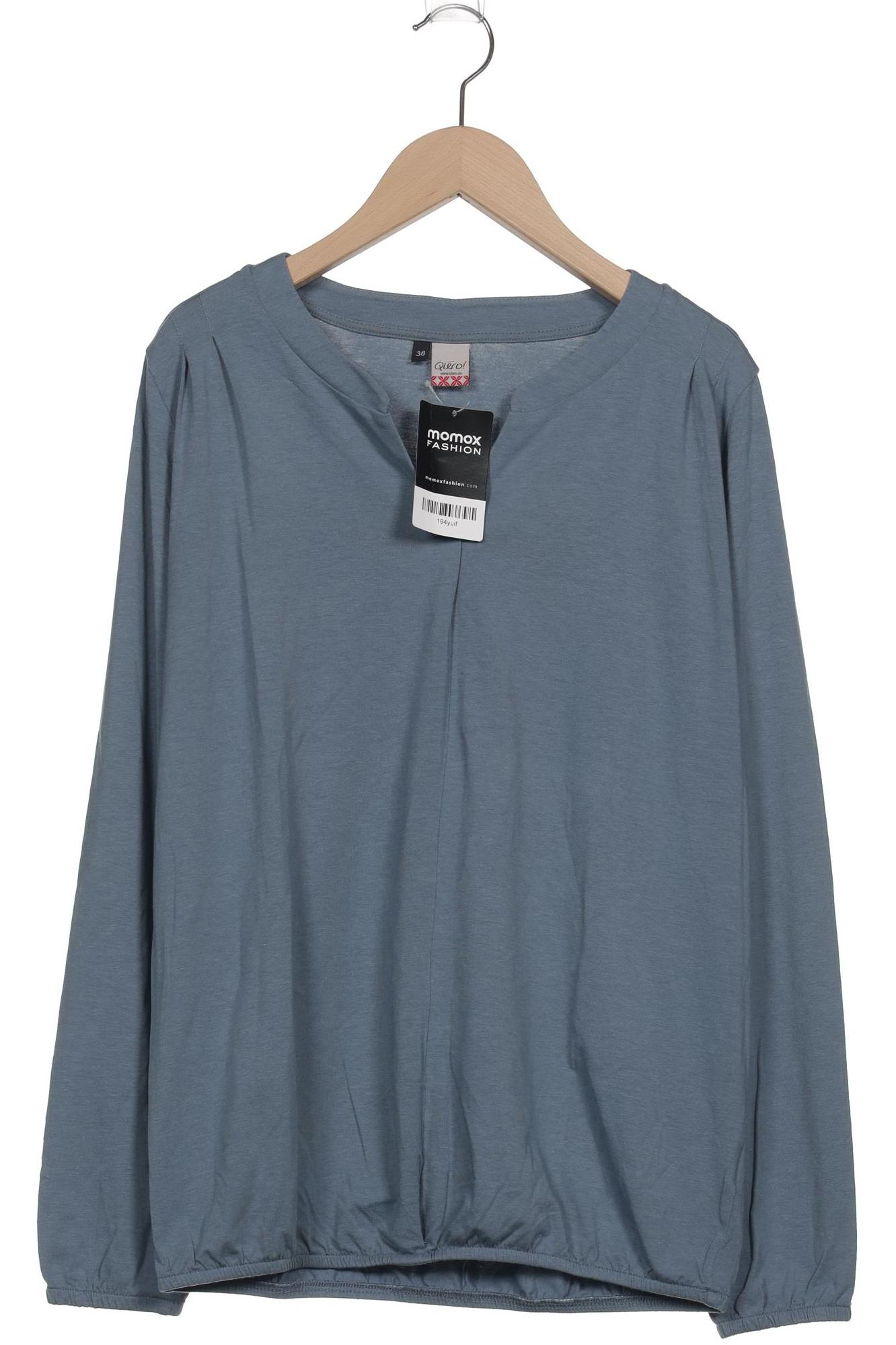

Qiero Damen Langarmshirt, blau, Gr. 38