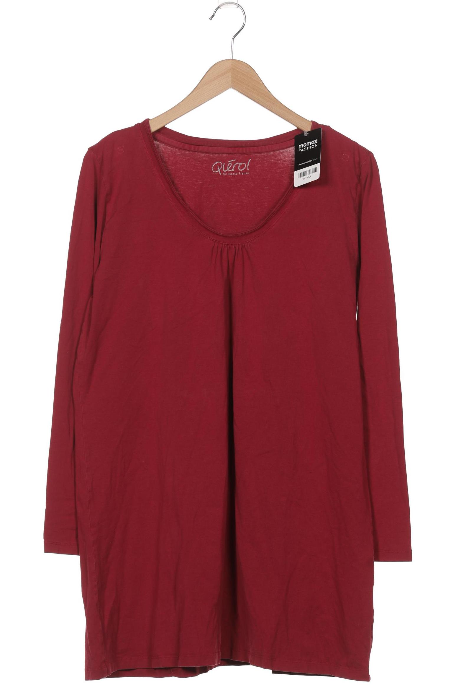 

Qiero Damen Langarmshirt, bordeaux, Gr. 48