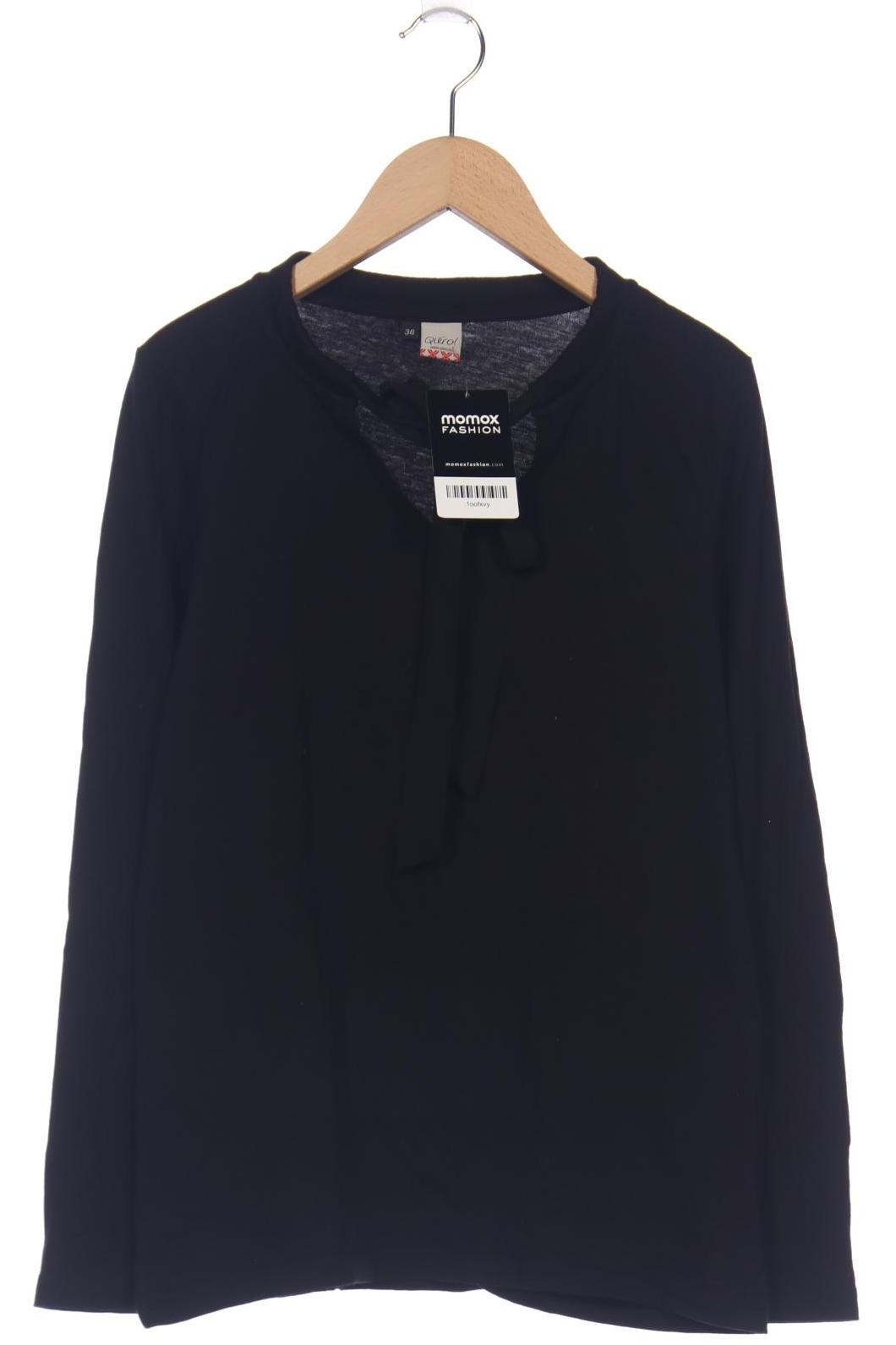 

Qiero Damen Langarmshirt, schwarz, Gr. 36